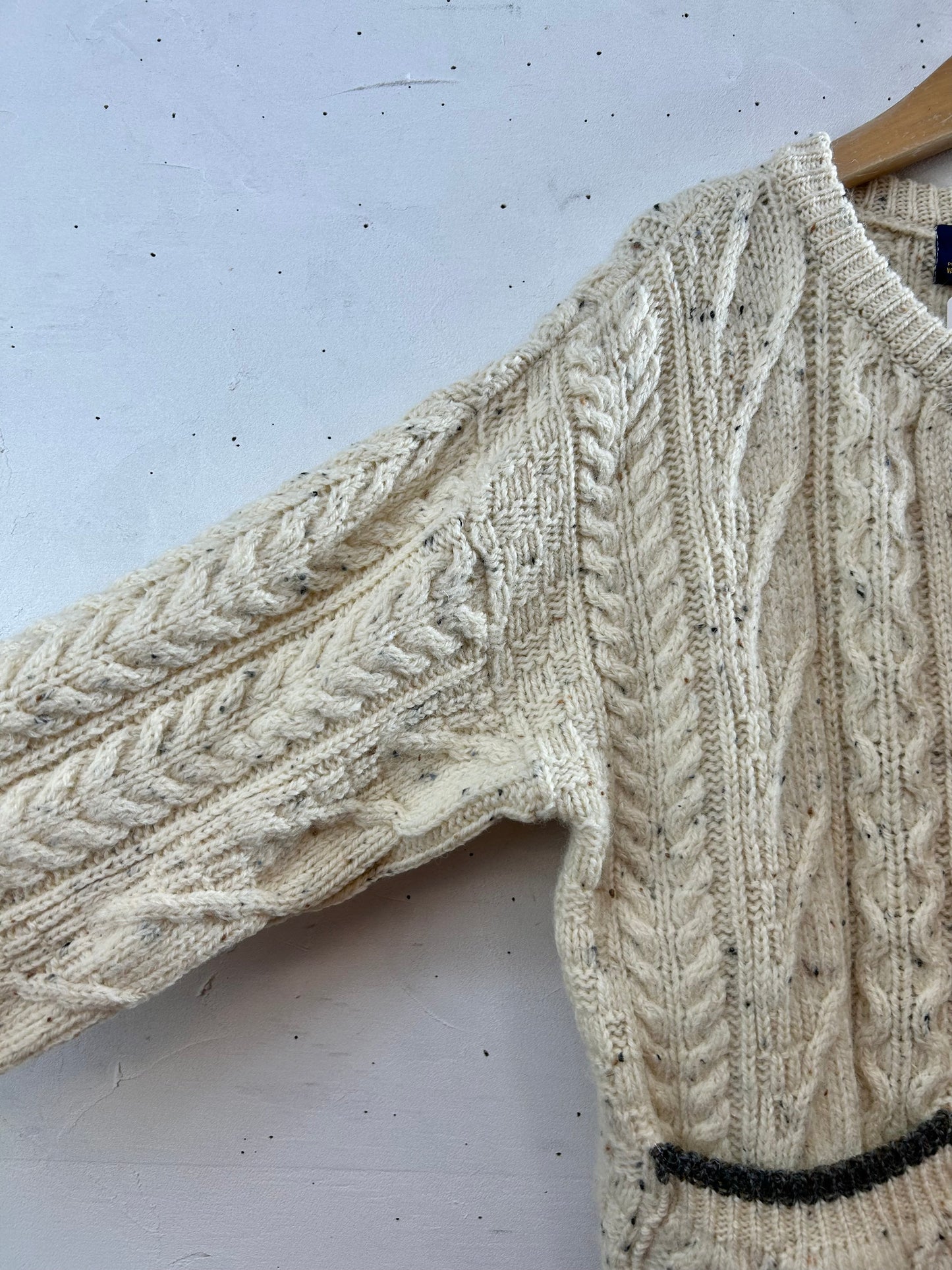 Vintage Aran Knit Cardigan [K28942]