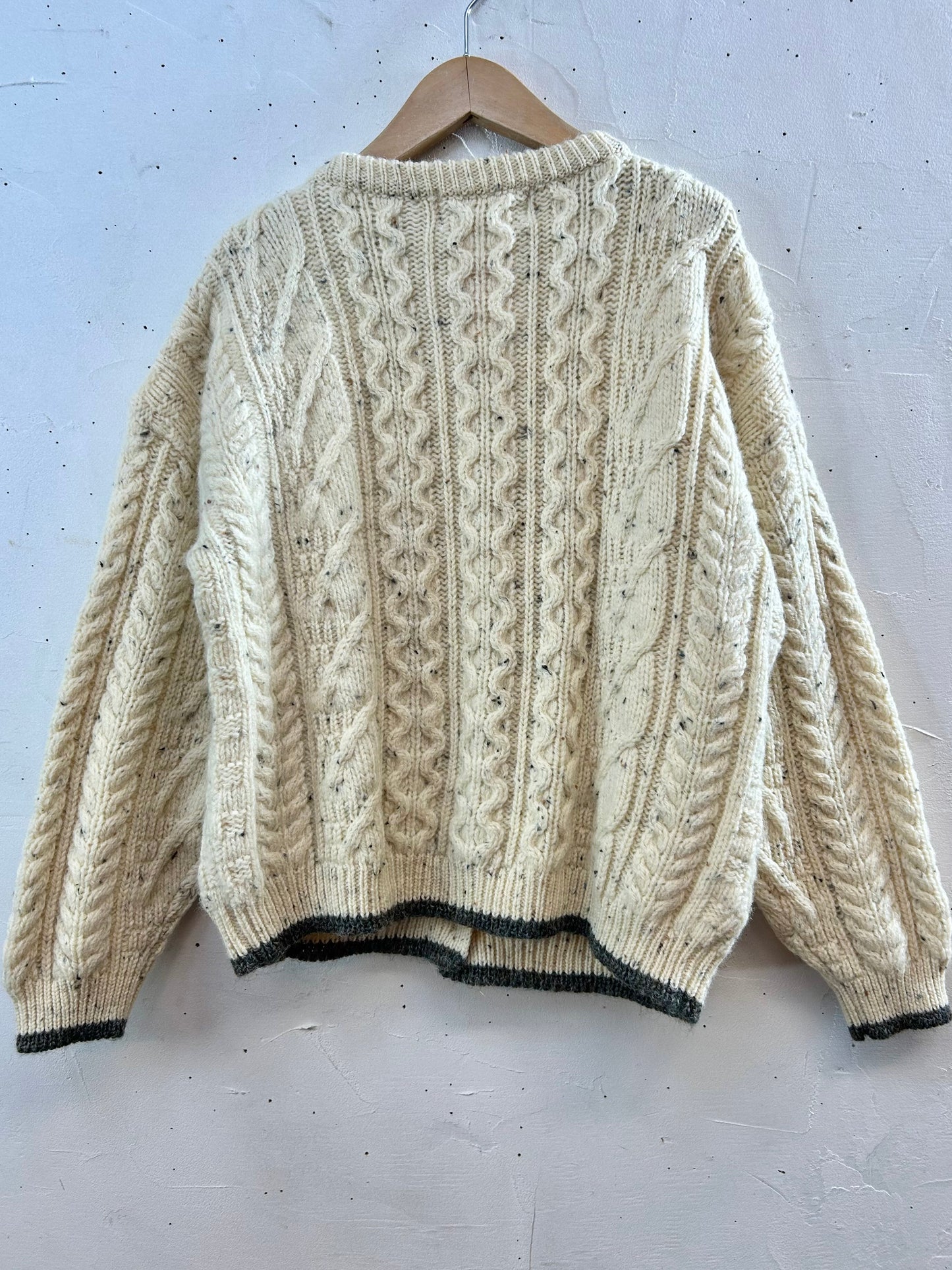 Vintage Aran Knit Cardigan [K28942]