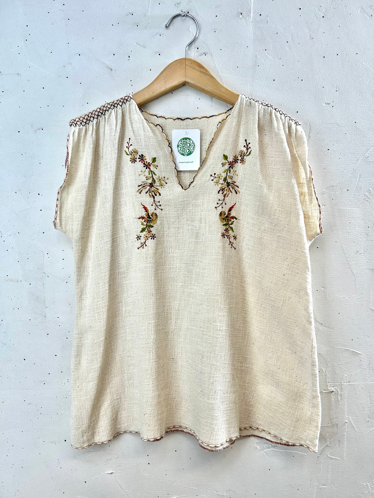 Vintage Embroidery Tunic [D30038]