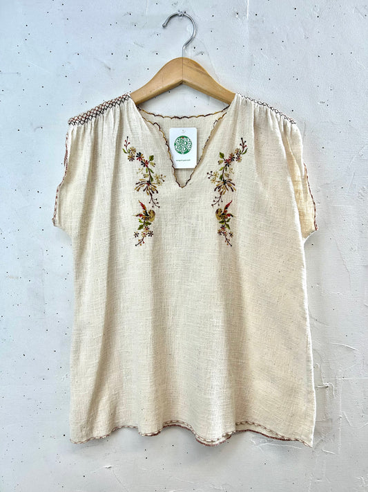 Vintage Embroidery Tunic [D30038]