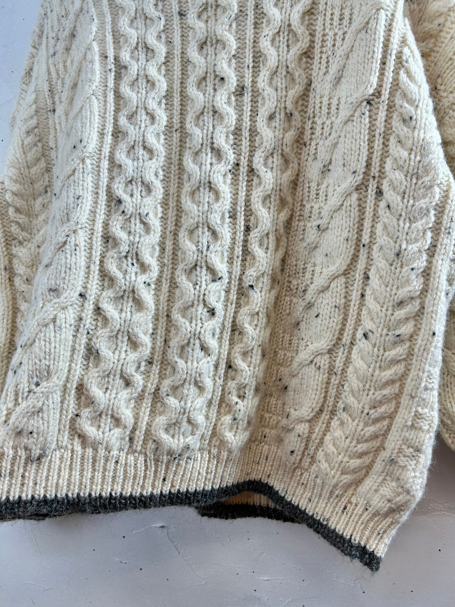 Vintage Aran Knit Cardigan [K28942]