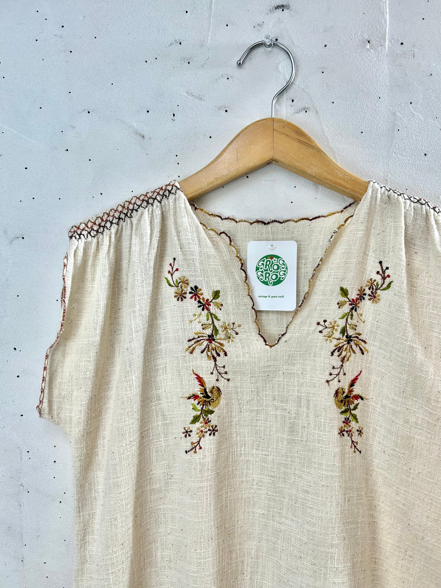 Vintage Embroidery Tunic [D30038]