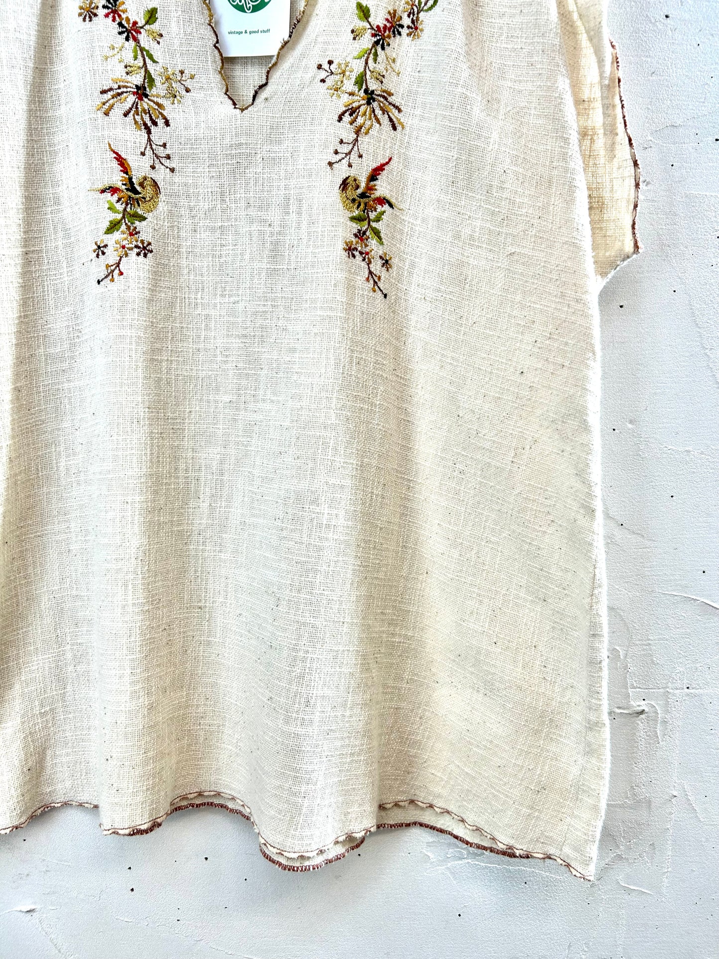 Vintage Embroidery Tunic [D30038]
