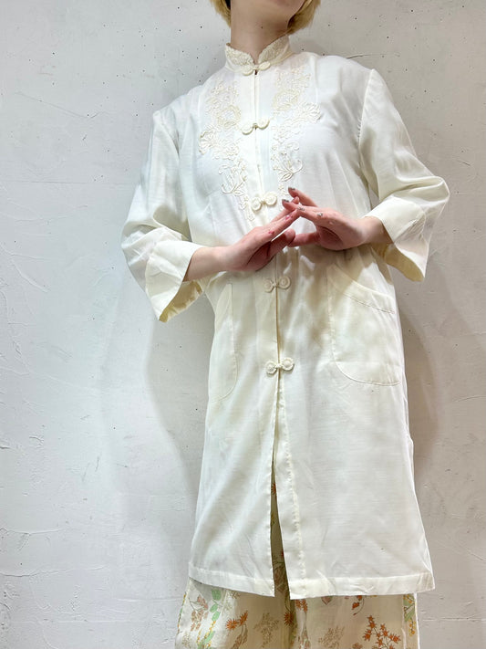 ’80s Vintage China Gown [C26605]