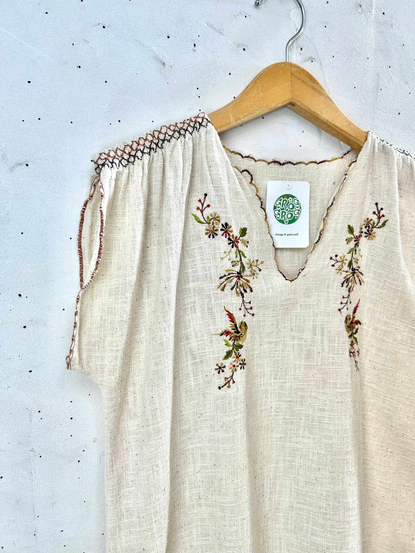 Vintage Embroidery Tunic [D30038]