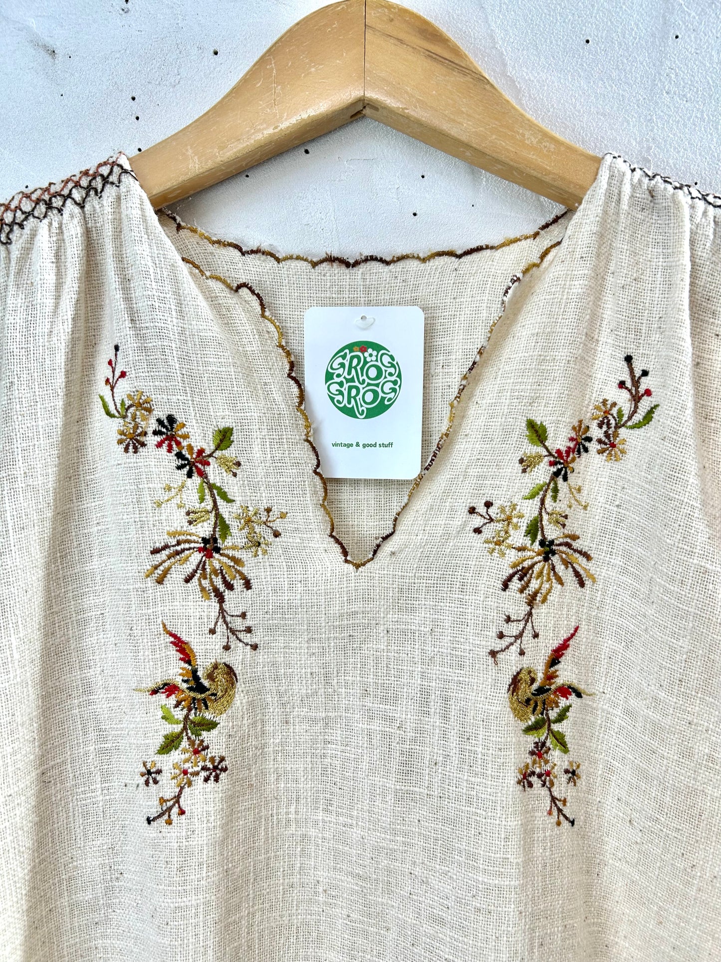 Vintage Embroidery Tunic [D30038]