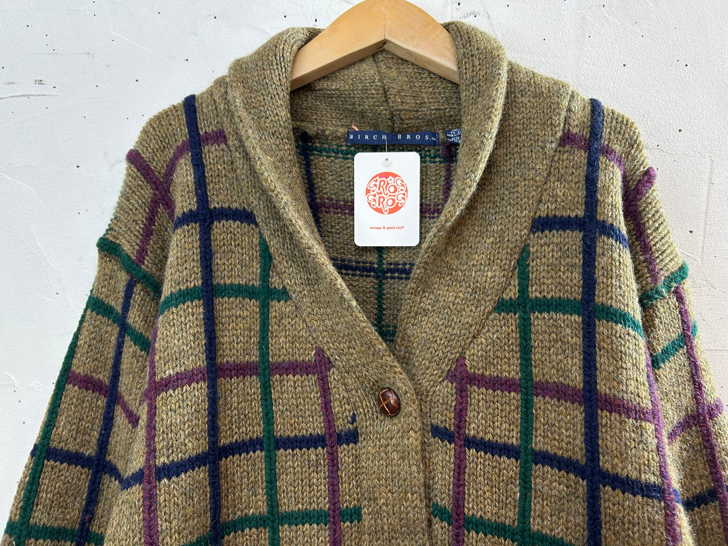 Vintage Wool Knit Cardigan [L29175]