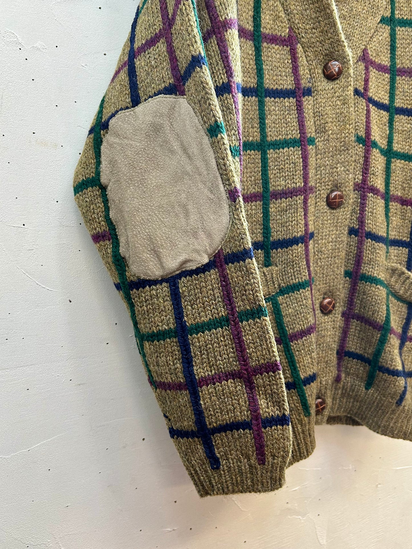 Vintage Wool Knit Cardigan [L29175]