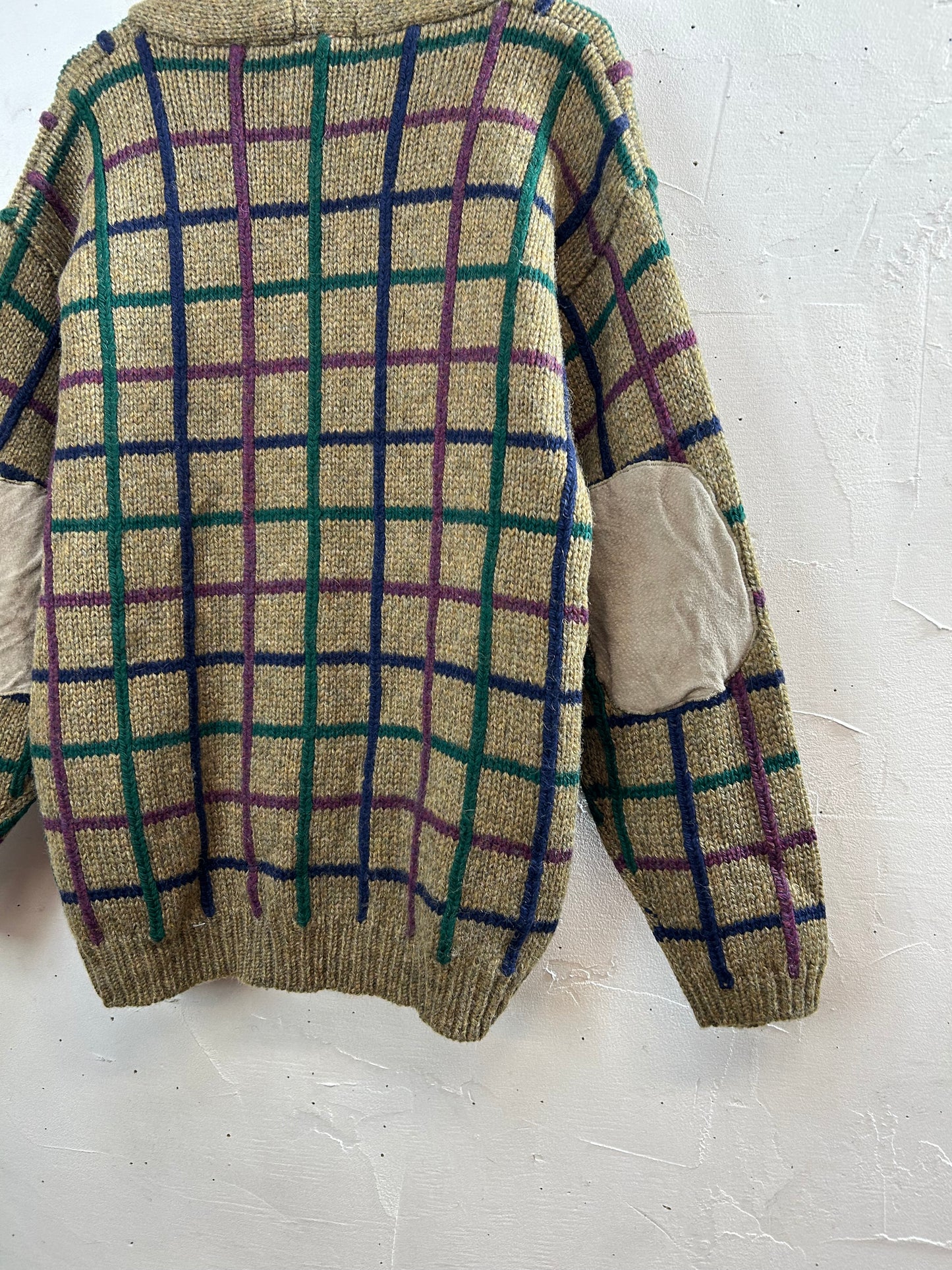 Vintage Wool Knit Cardigan [L29175]