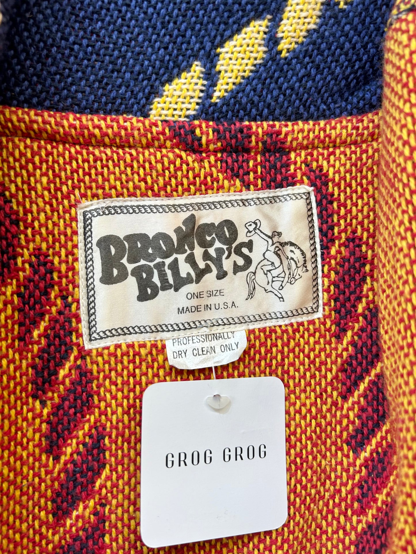 Vintage Rug Jacket 〜BRONCO BILLY’S〜 [J25380]