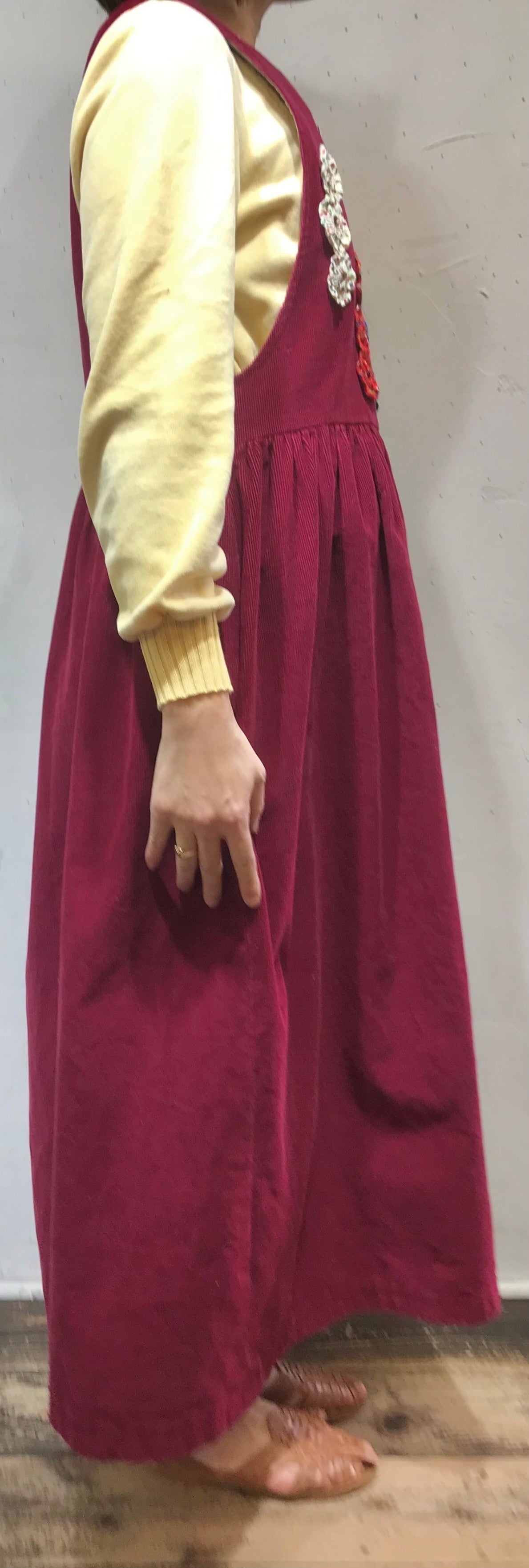 Vintage YoYo Quilt Dress [B26129]