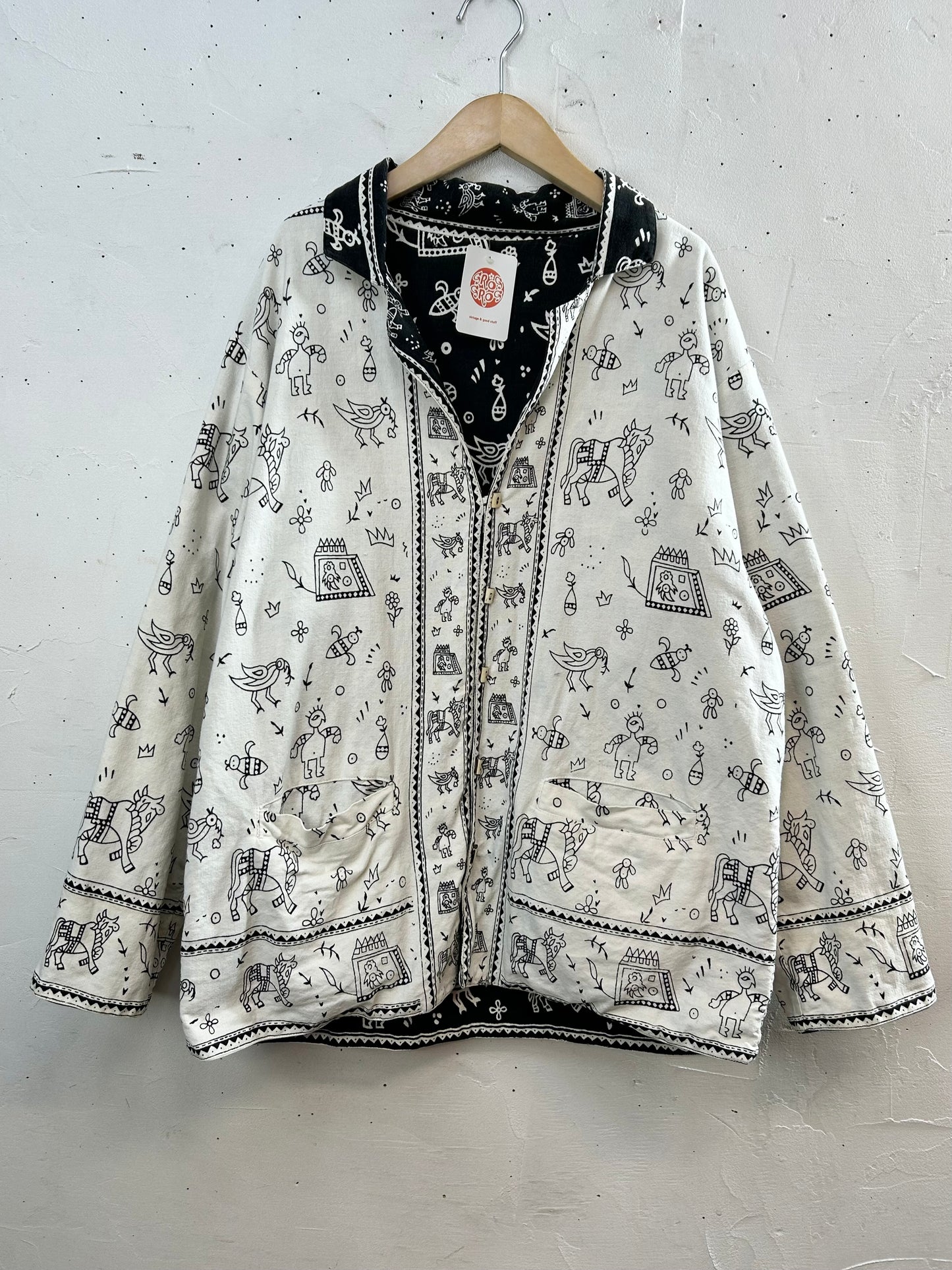 Vintage Reversible Cotton Jacket [L29178]