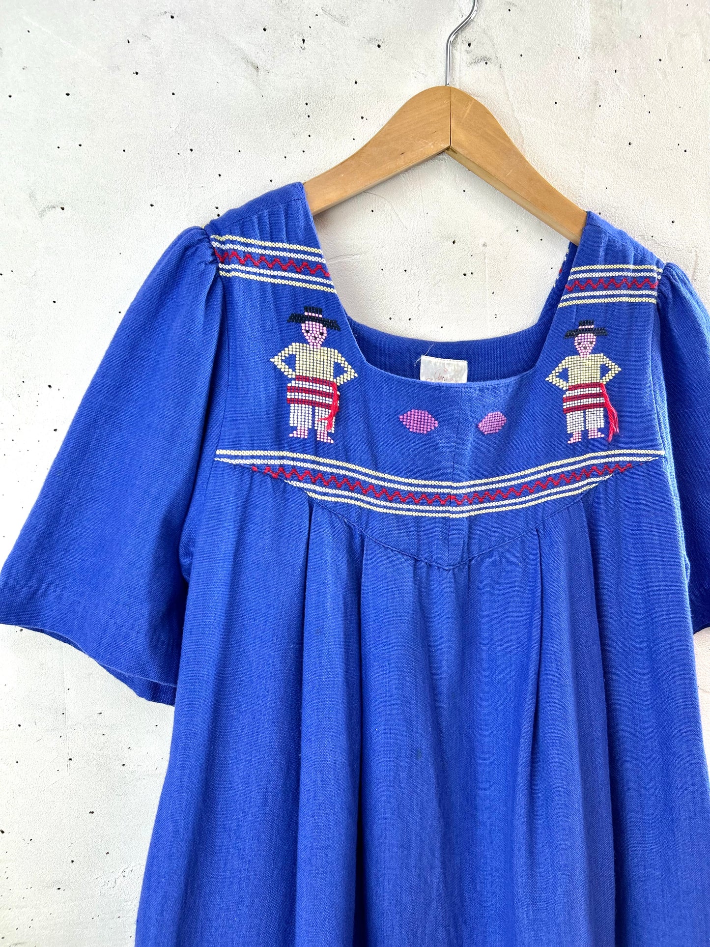 Vintage Guatemala Embroidery Dress[G30687]