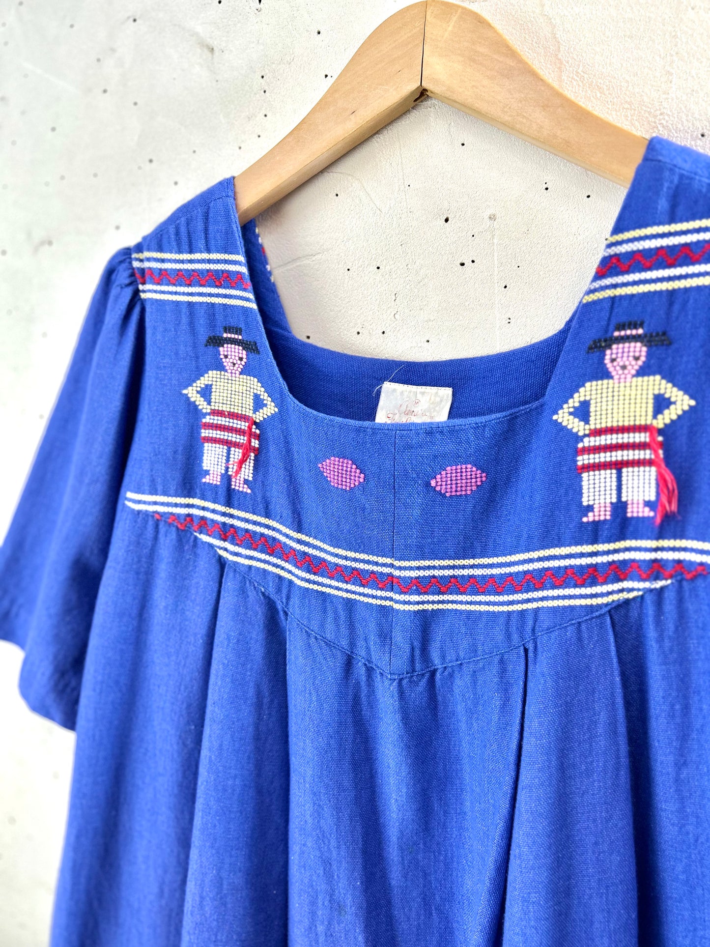 Vintage Guatemala Embroidery Dress[G30687]
