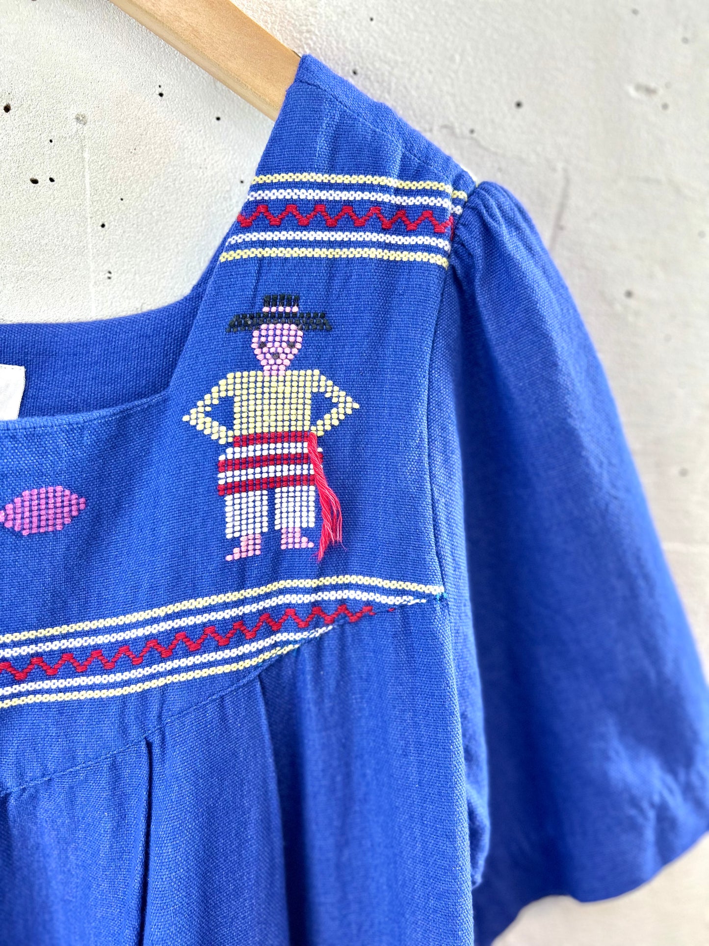 Vintage Guatemala Embroidery Dress[G30687]
