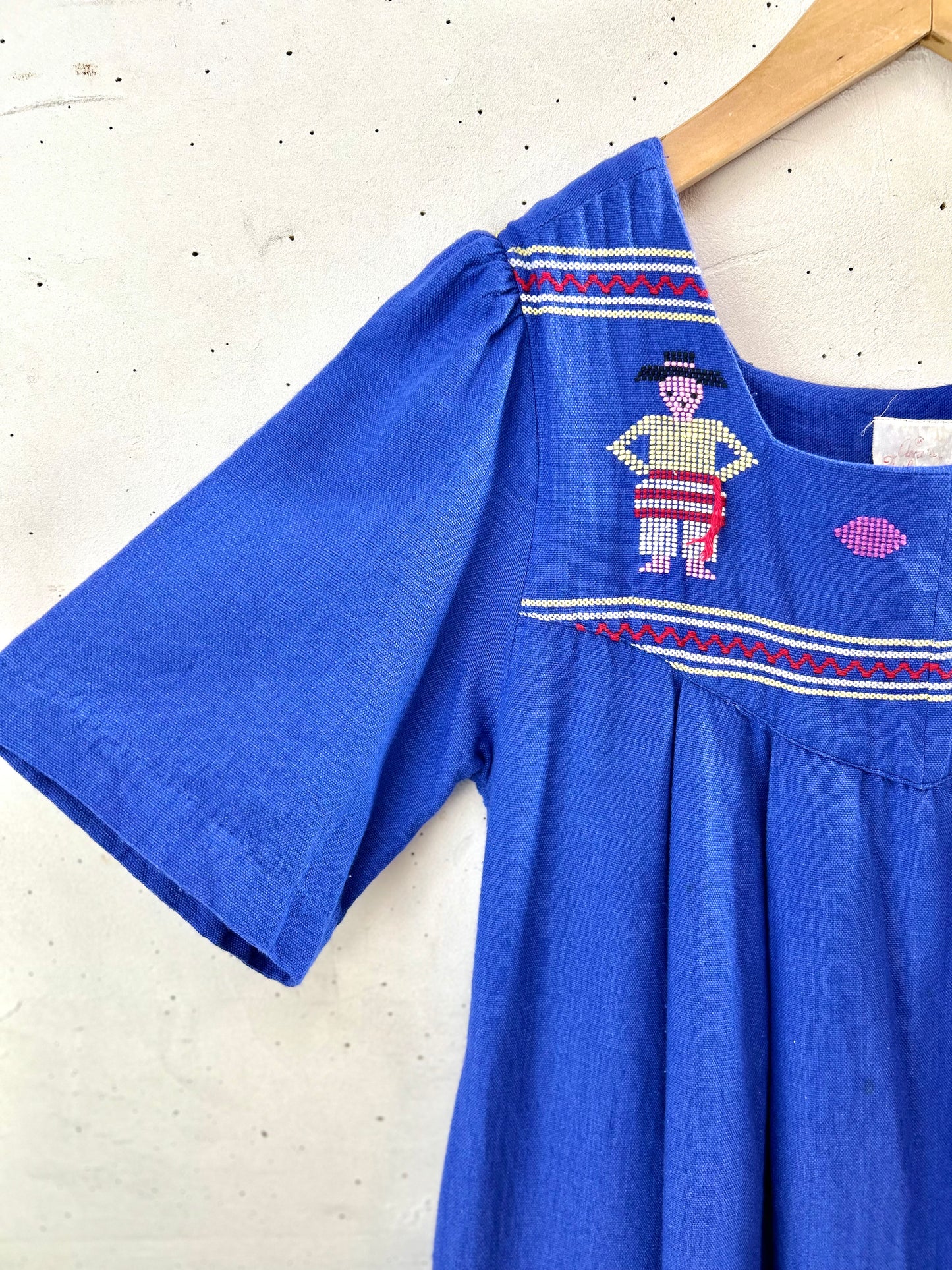 Vintage Guatemala Embroidery Dress[G30687]