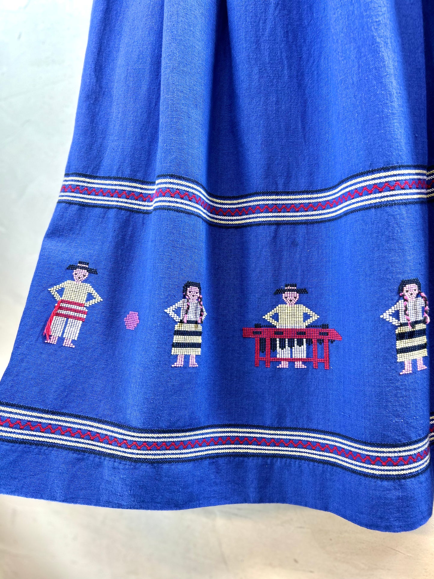 Vintage Guatemala Embroidery Dress[G30687]