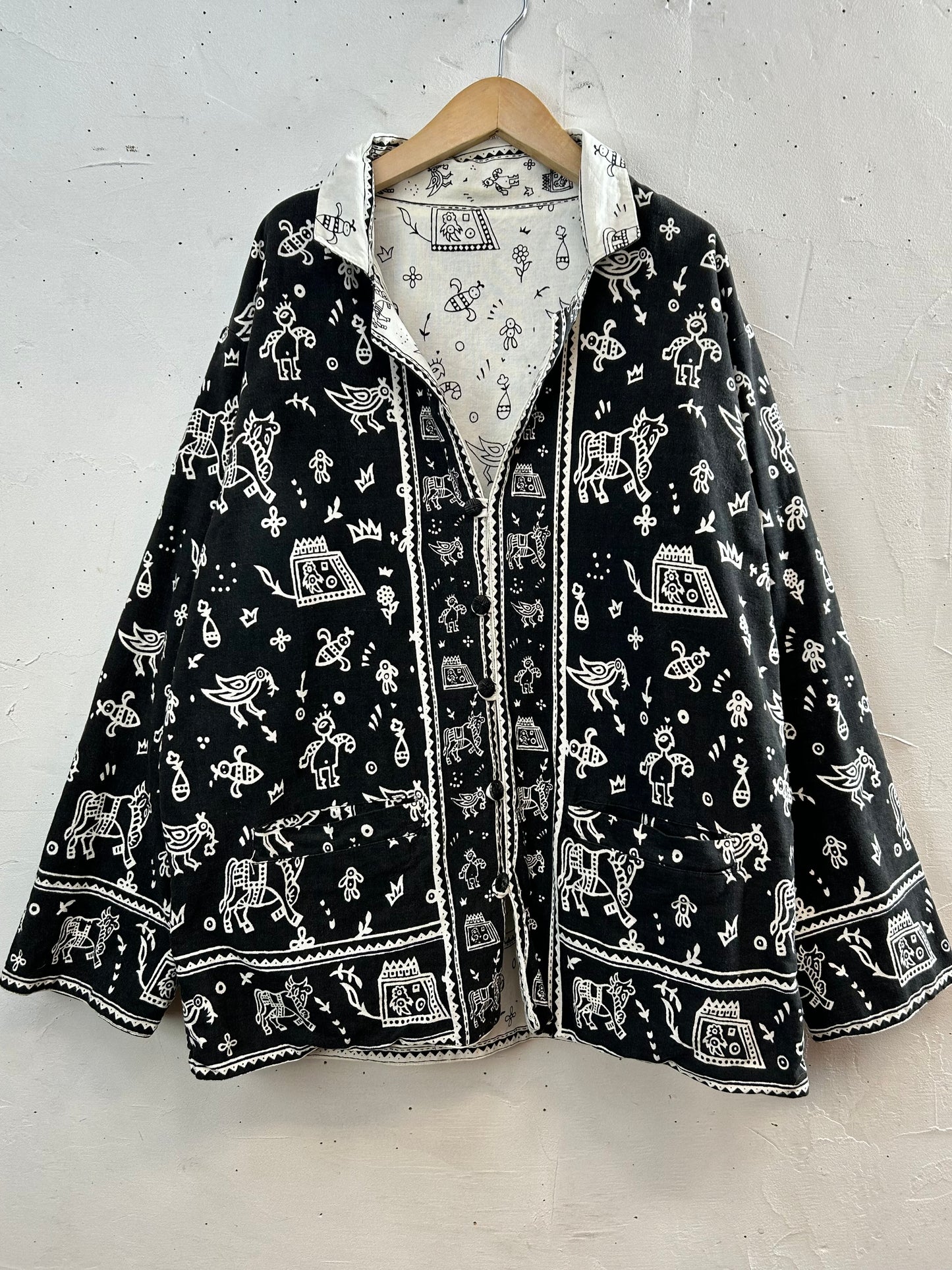 Vintage Reversible Cotton Jacket [L29178]