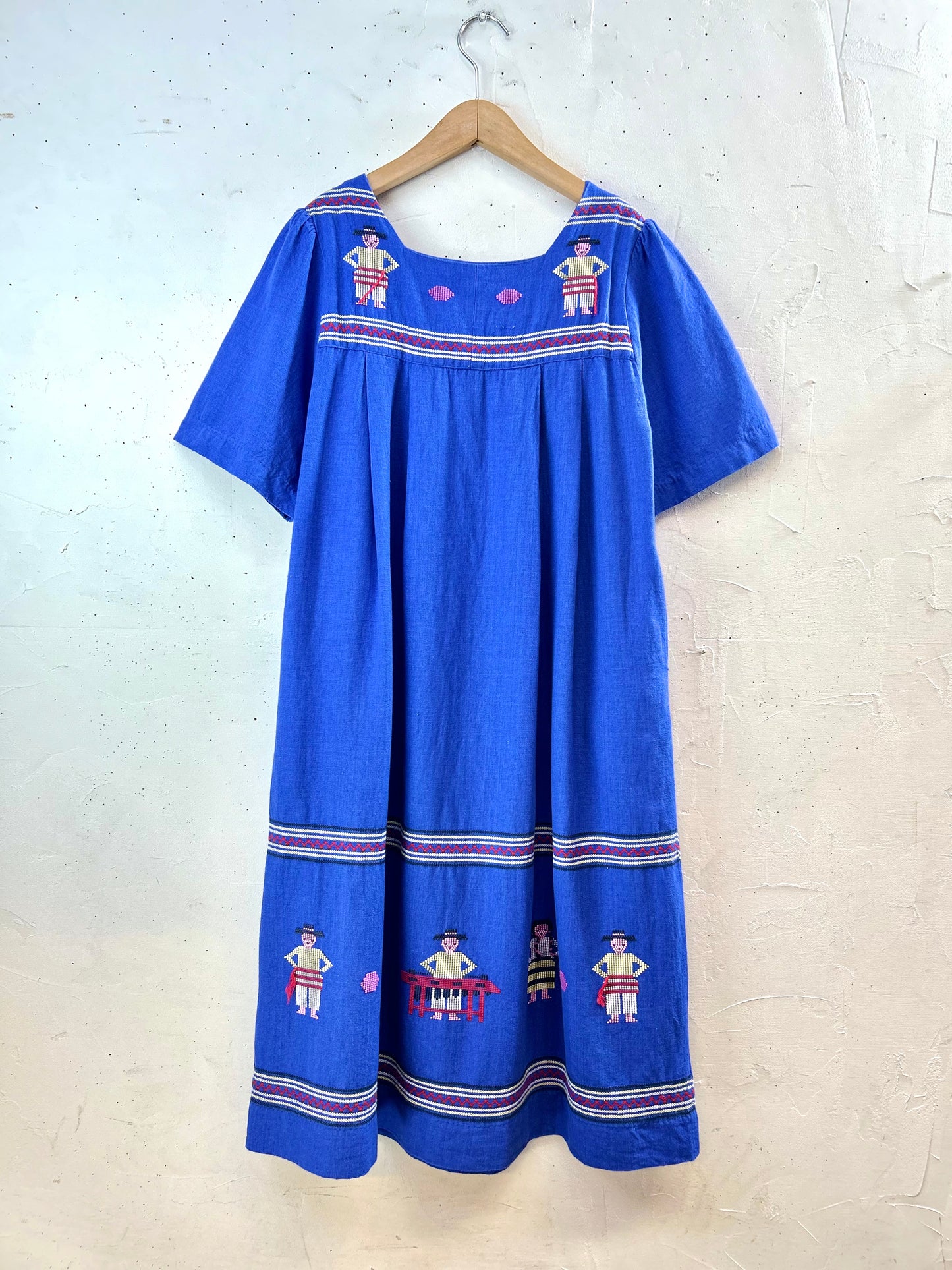 Vintage Guatemala Embroidery Dress[G30687]