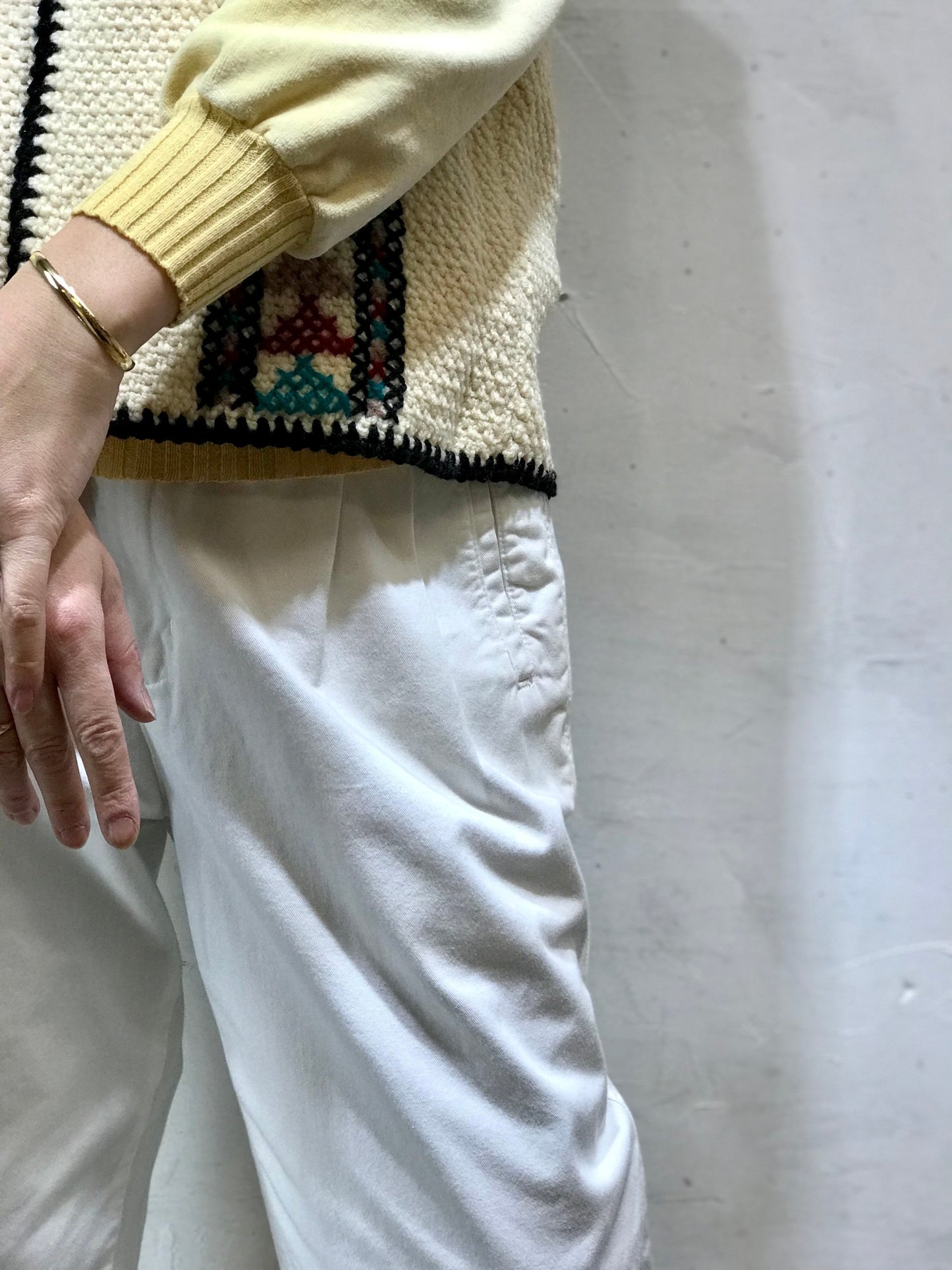 Vintage Knit Vest [B26124]