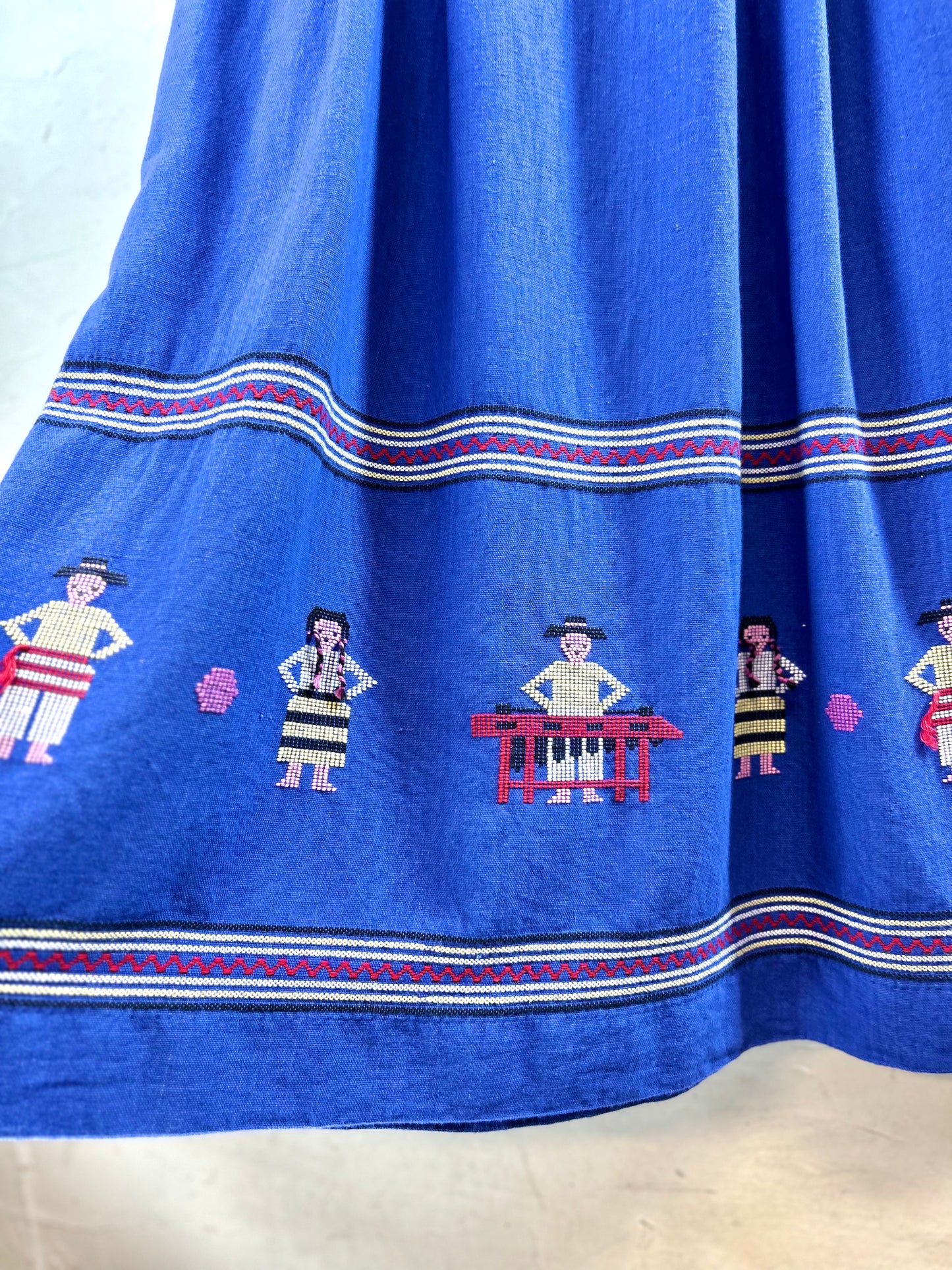 Vintage Guatemala Embroidery Dress[G30687]