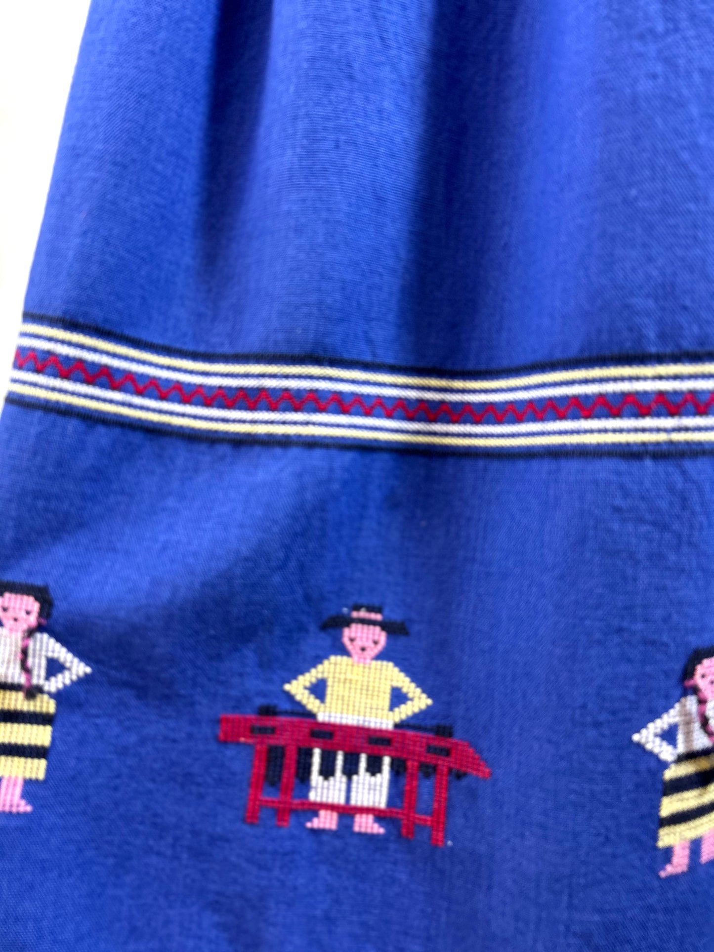 Vintage Guatemala Embroidery Dress[G30687]