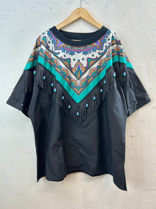 Vintage Western T-Shirt MADE IN USA [F30458]