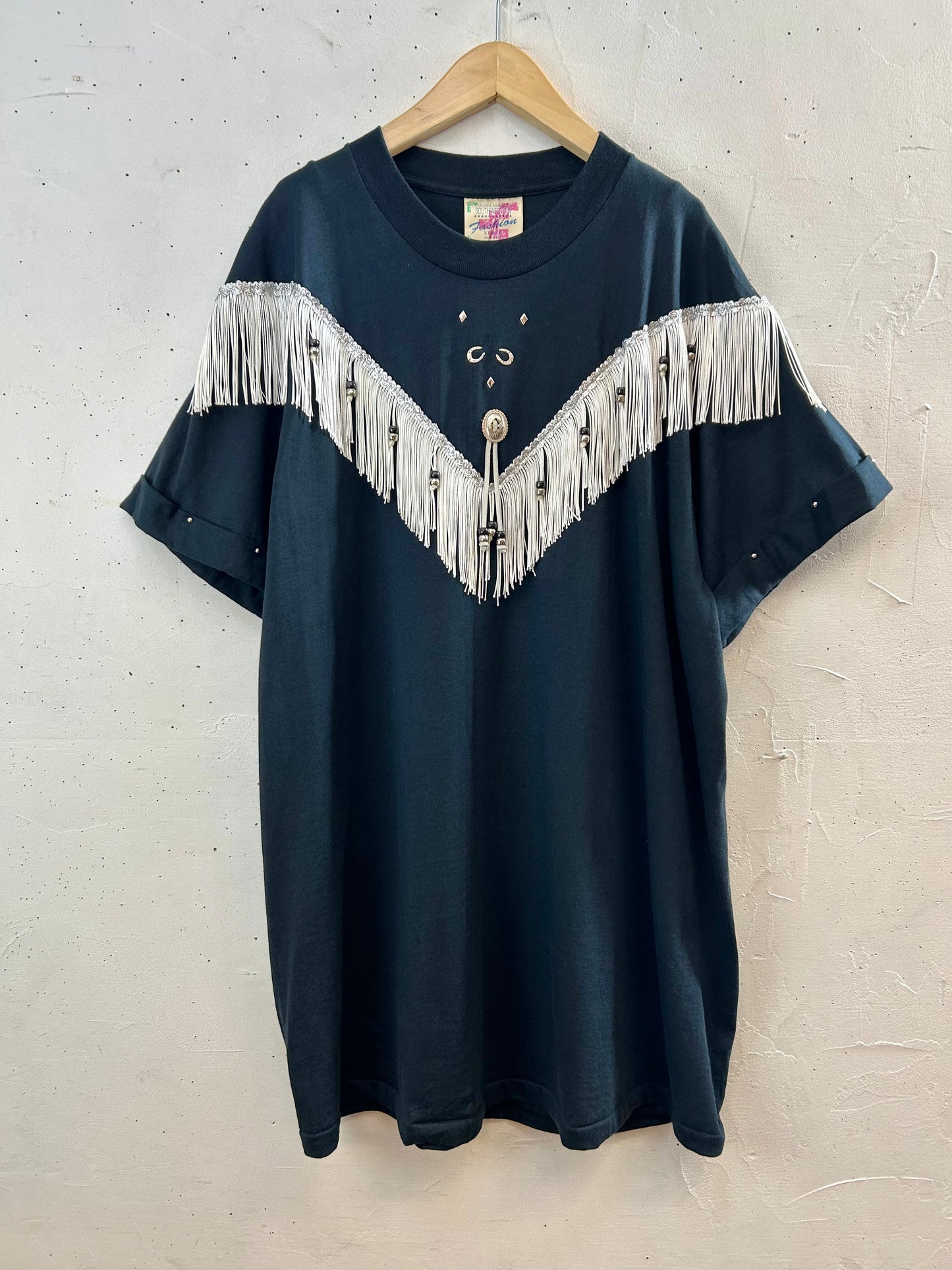 Vintage Western T-Shirt MADE IN USA [F30457]