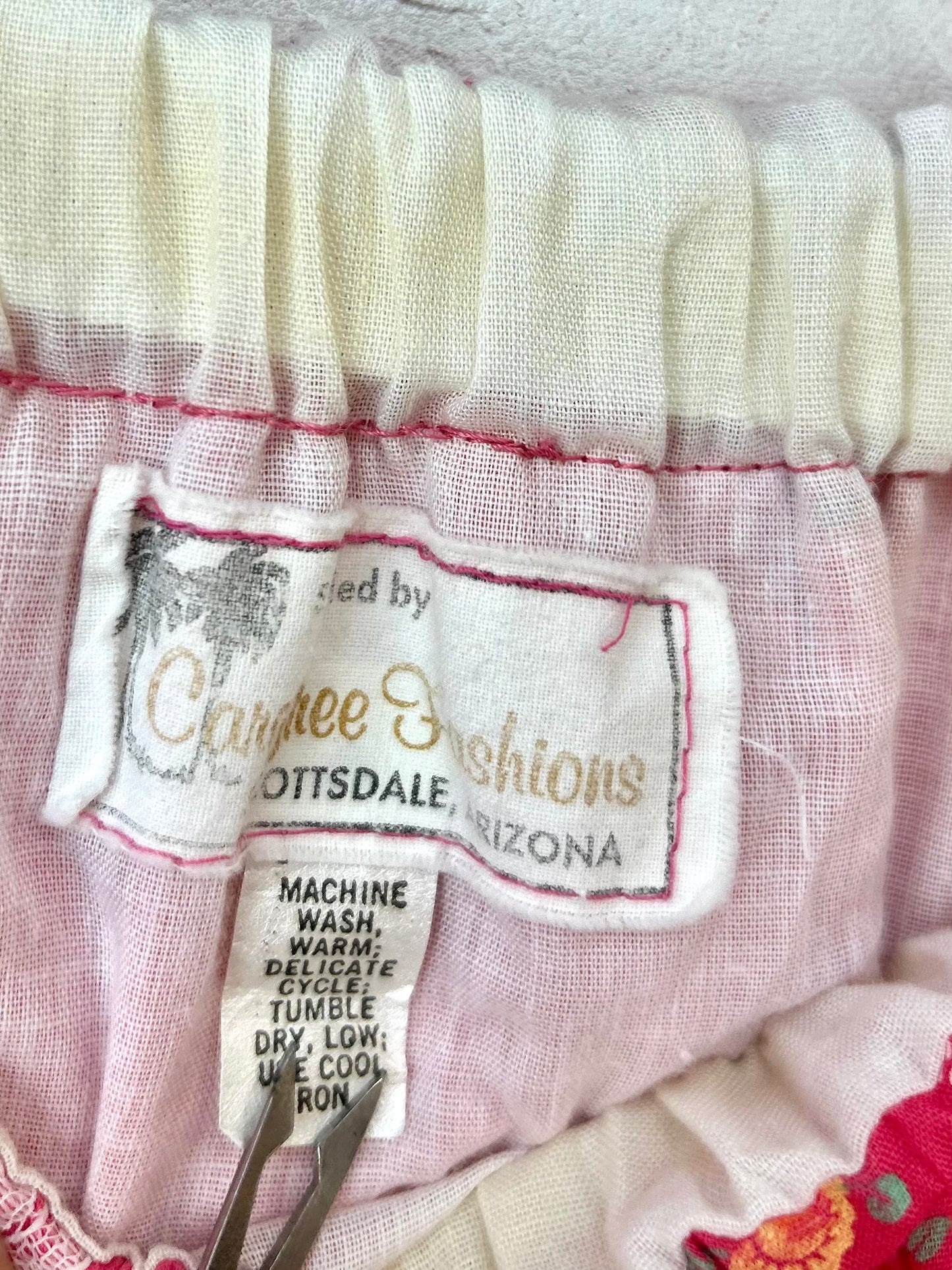 '70s Vintage Patchwork Skirt 〜Carefree Fashions〜 SCOTTSDALE ARIZONA [G30693]