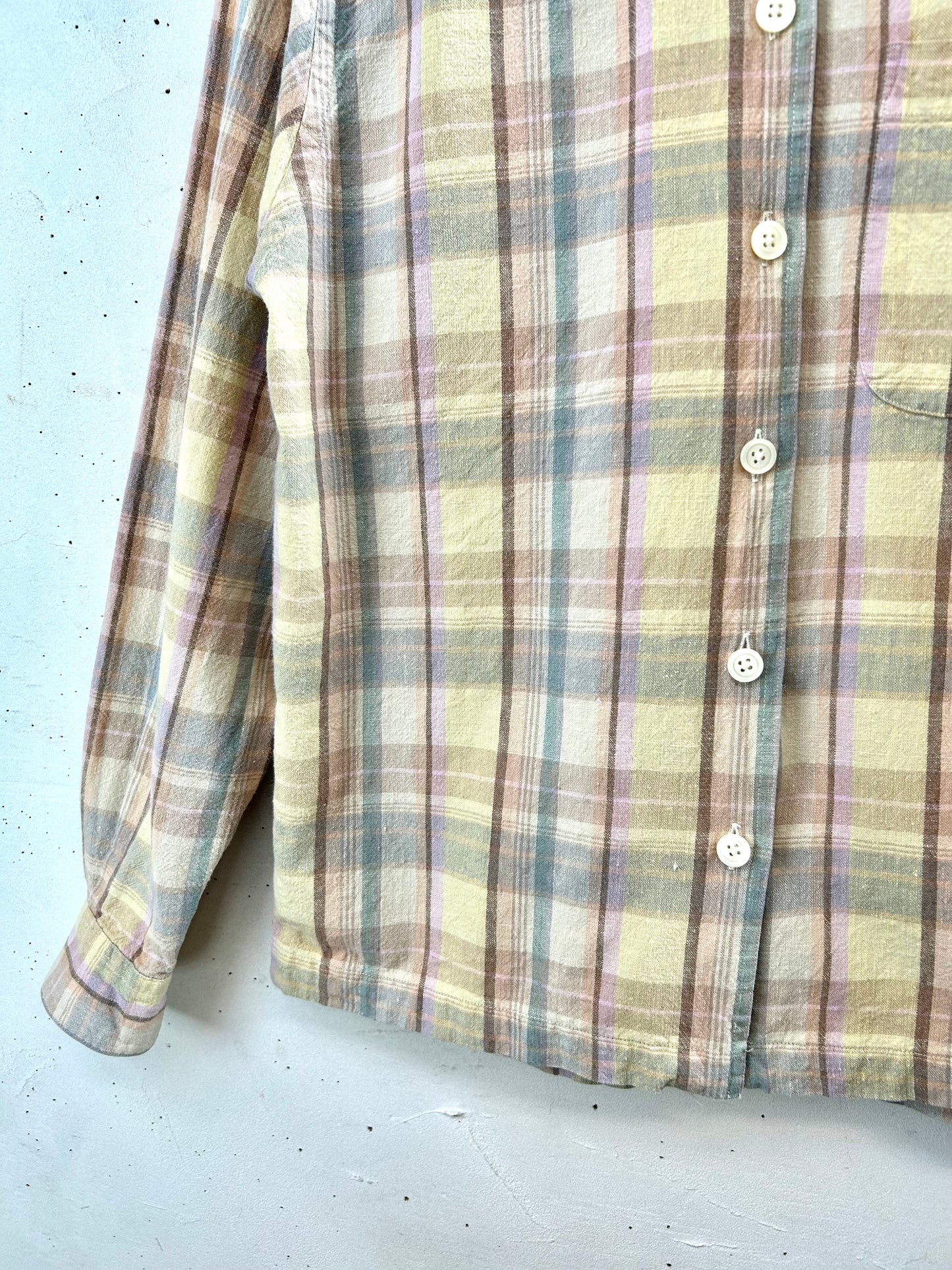 Vintage  Plaid Shirt [D30037]