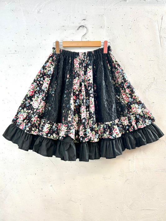 Vintage Tiered Skirt [E30256]
