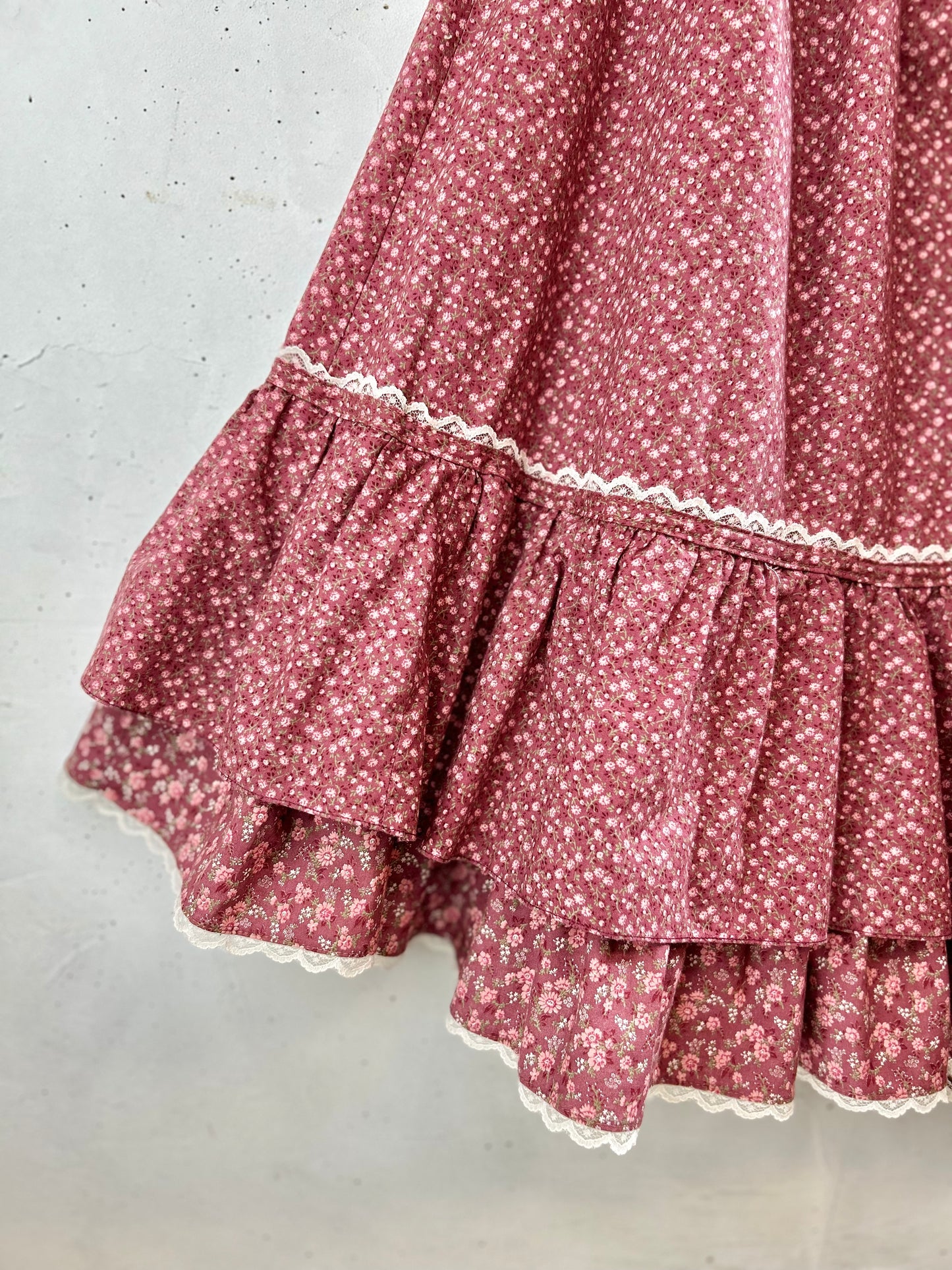 '70sVintage Tiered Skirt 〜Candi〜 California [G30692]