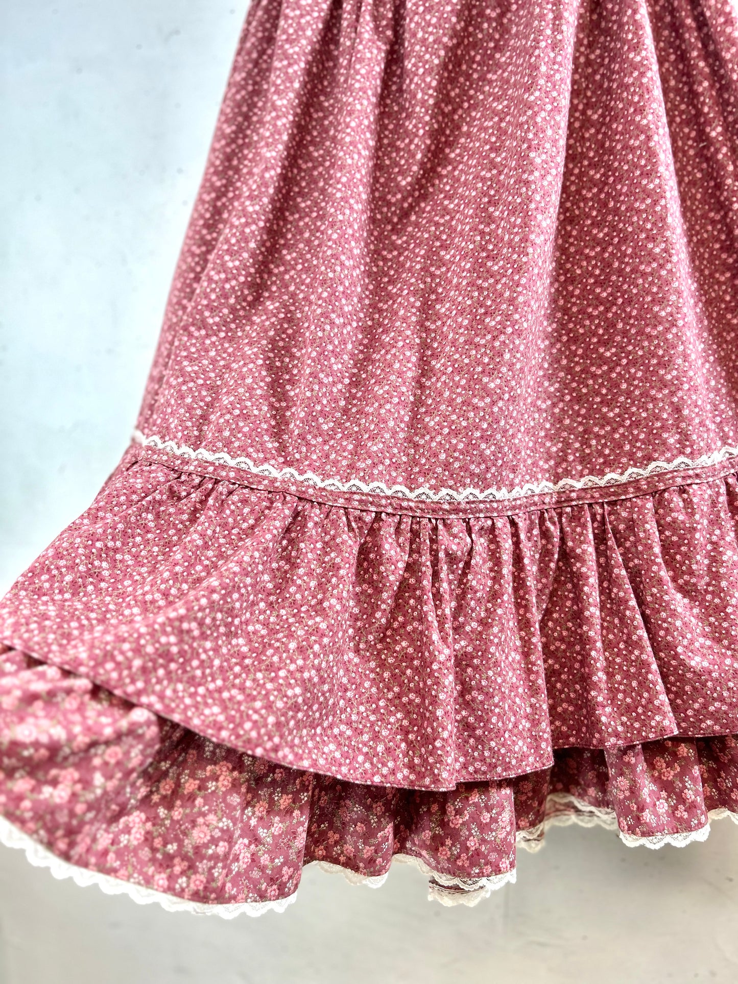 '70sVintage Tiered Skirt 〜Candi〜 California [G30692]