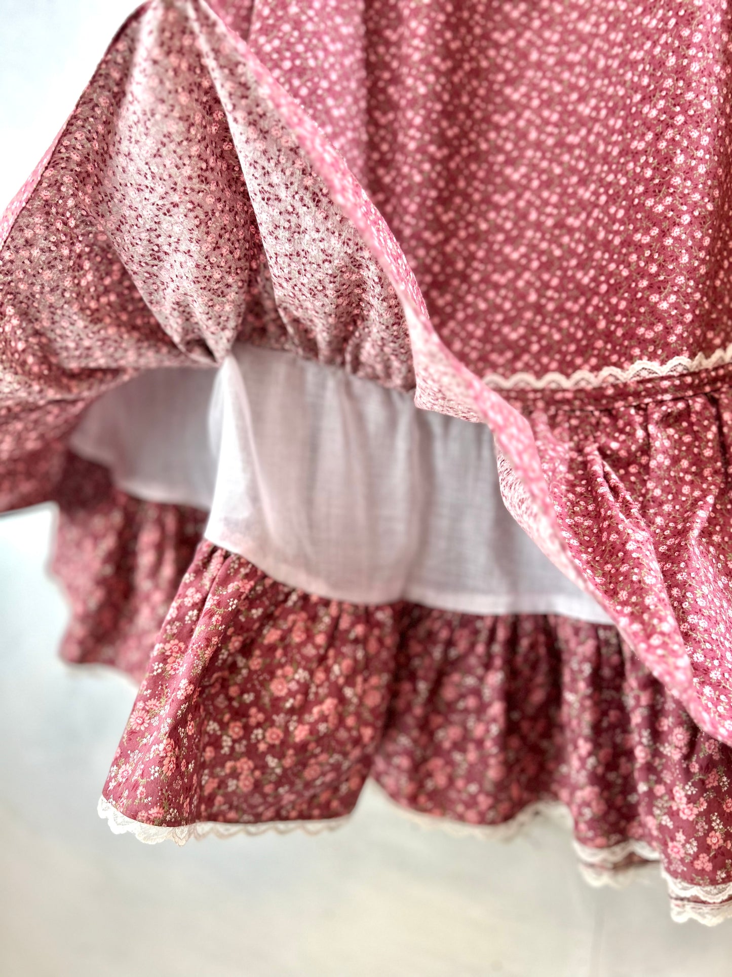 '70sVintage Tiered Skirt 〜Candi〜 California [G30692]