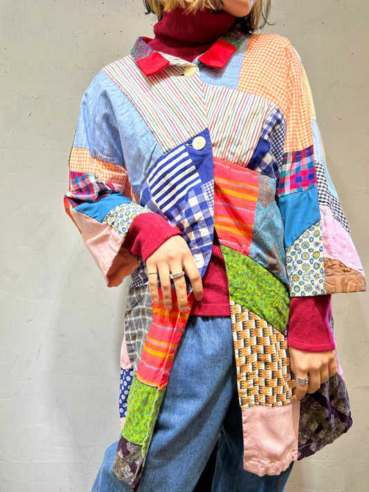 ’70s Vintage Patchwork Jacket [A25898]