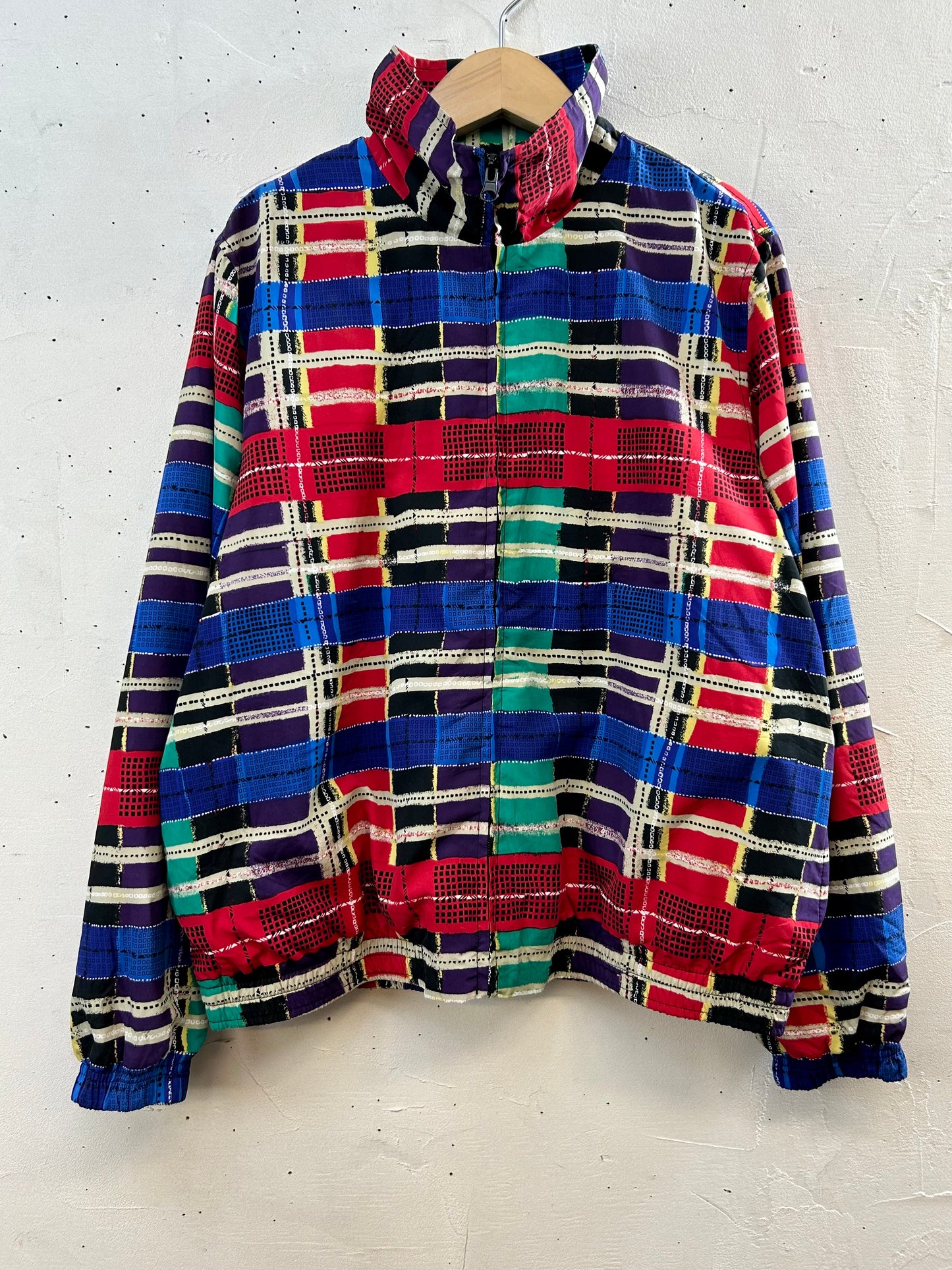 Vintage Plaid Blouson [I28504]