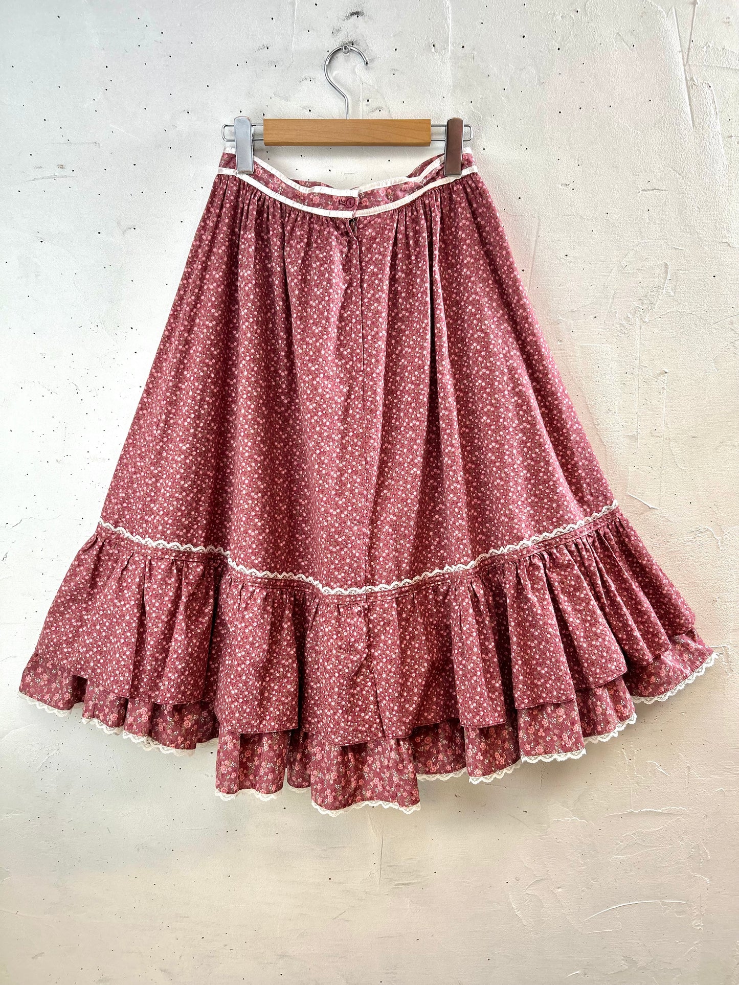 '70sVintage Tiered Skirt 〜Candi〜 California [G30692]
