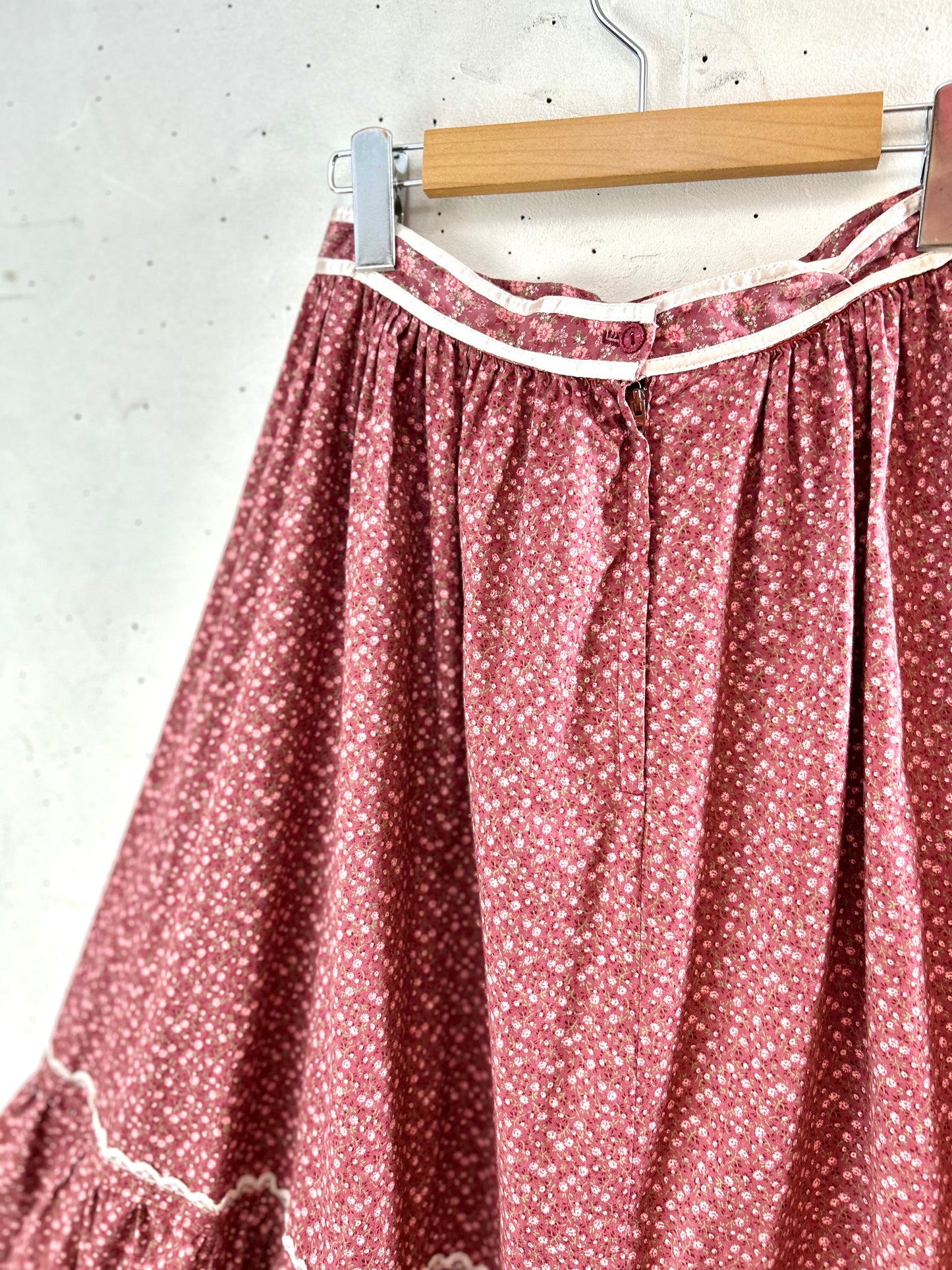 '70sVintage Tiered Skirt 〜Candi〜 California [G30692]