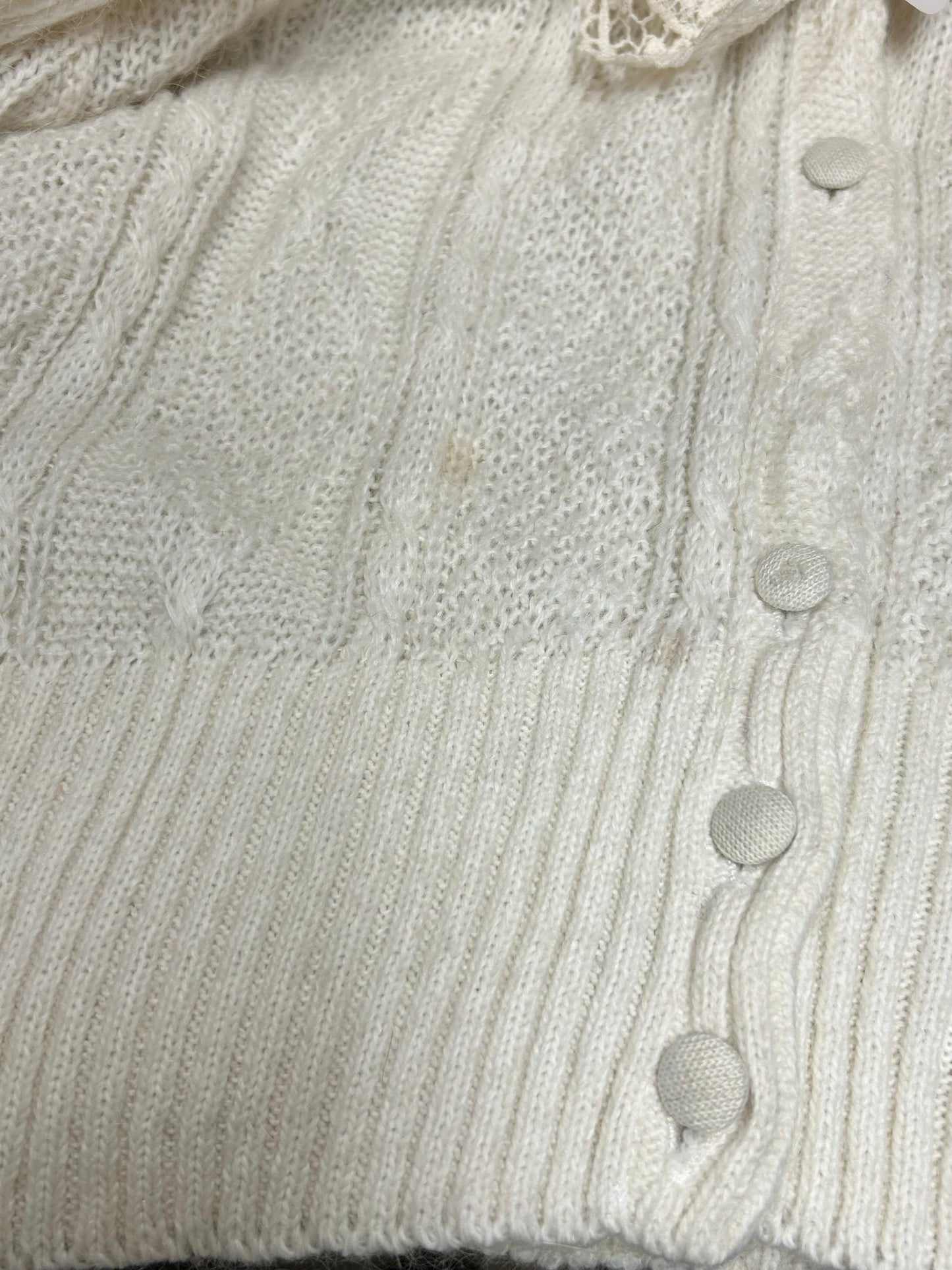 Vintage Knit Cardigan MADE IN FRANCE  [B29460]