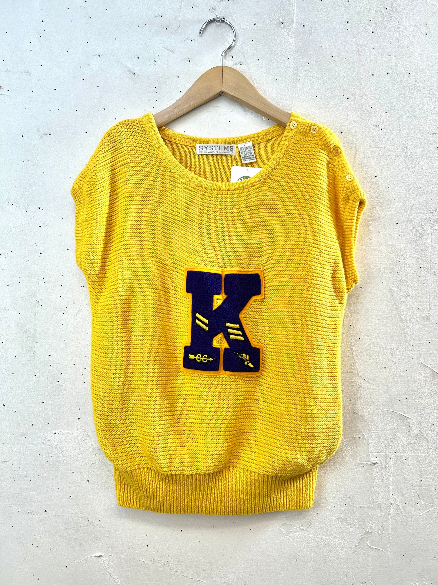 Vintage Knit Vest [D30036]
