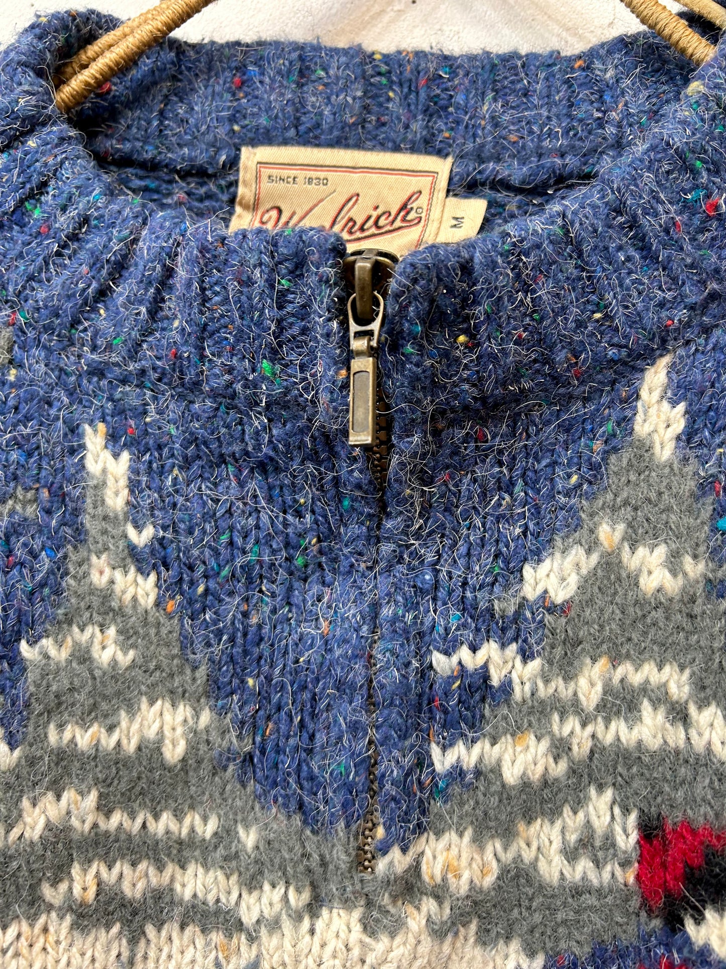 Vintage Hand Knit Sweater 〜Wool Rich〜 [K25662]