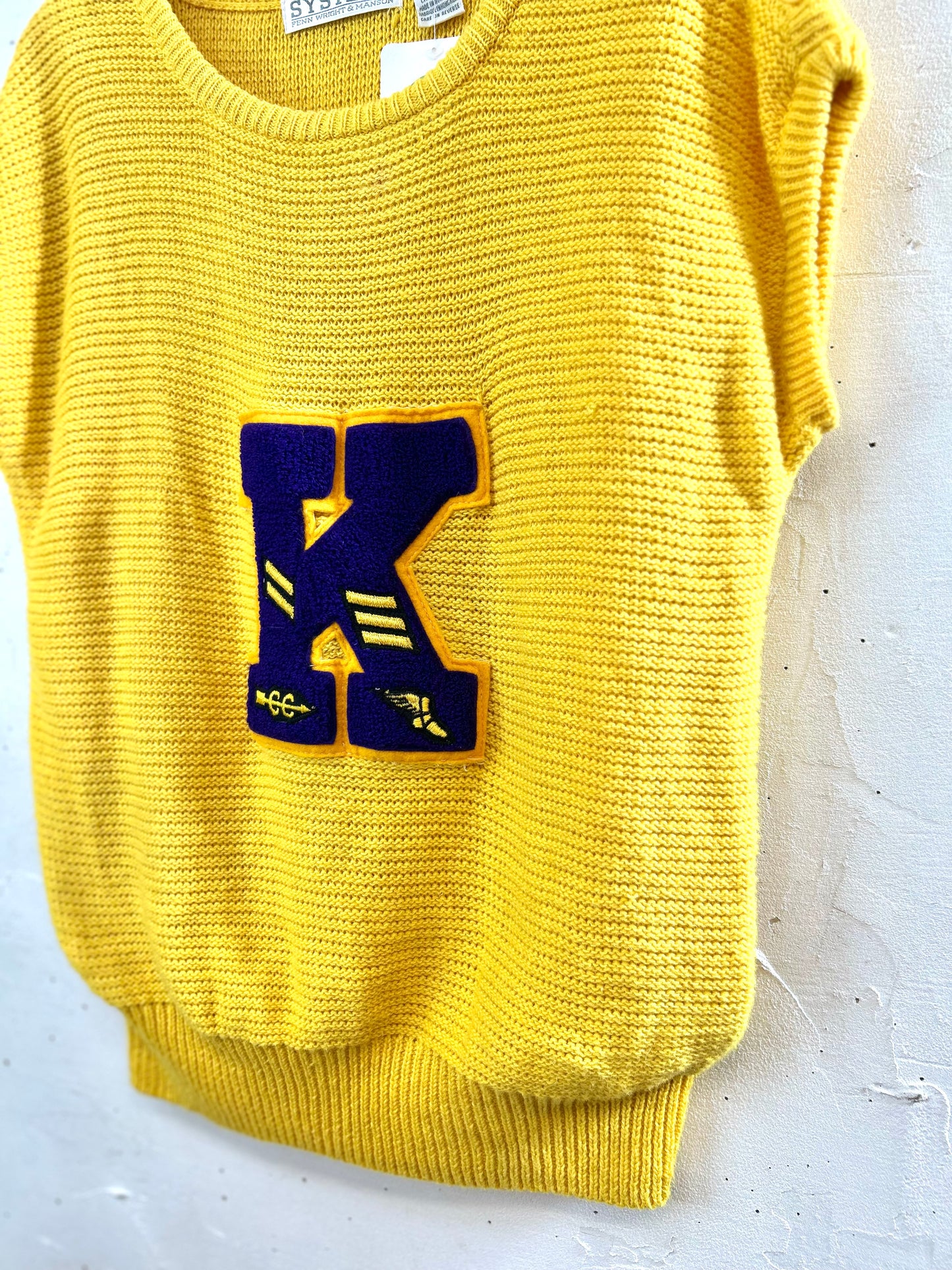 Vintage Knit Vest [D30036]