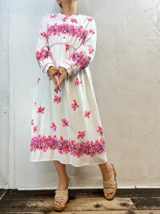Vintage Flower Dress [H28097]