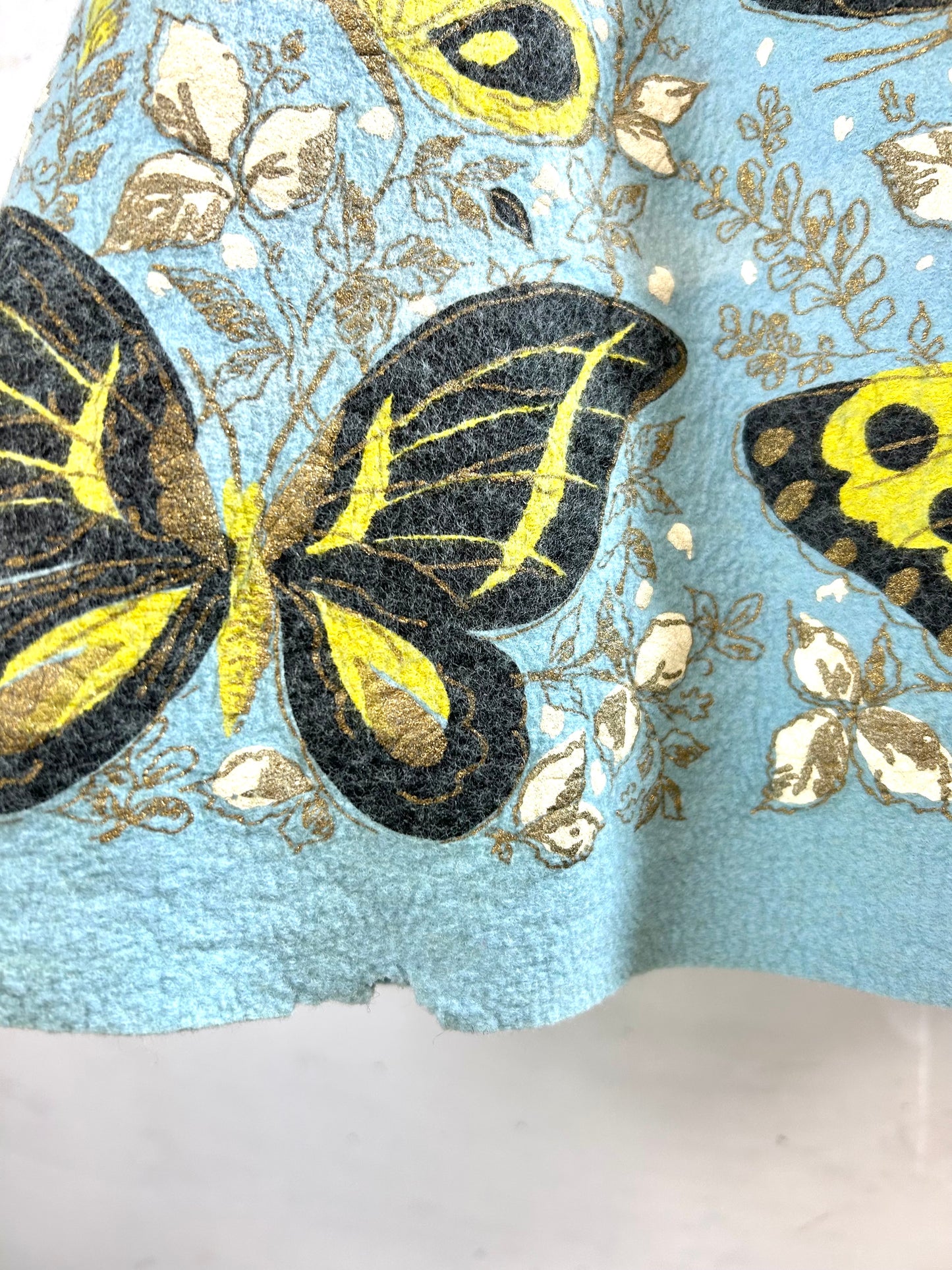 ’50s Vintage End Pattern Skirt [A29386]