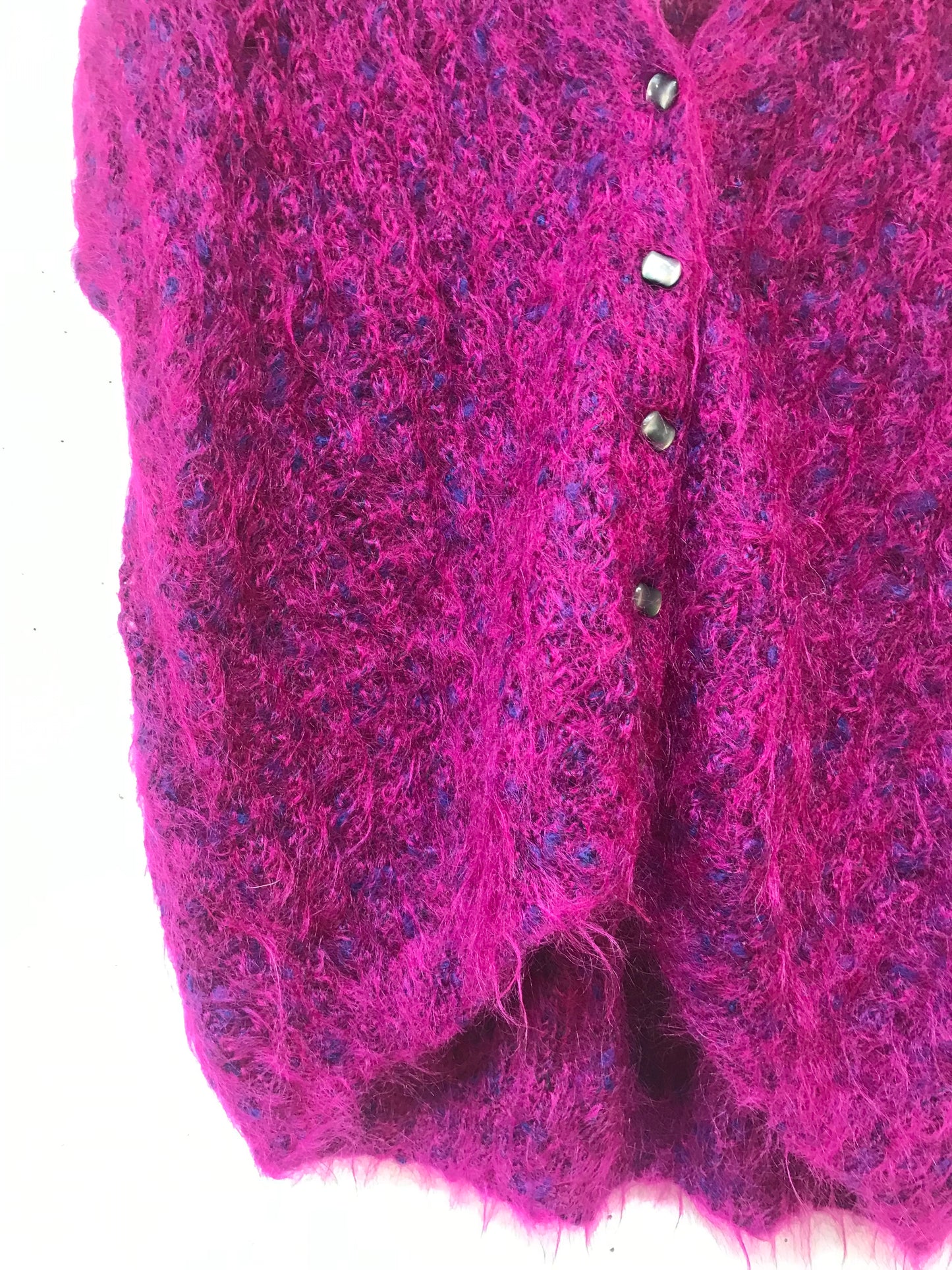 Vintage Mix Color Knit Vest [A26041]