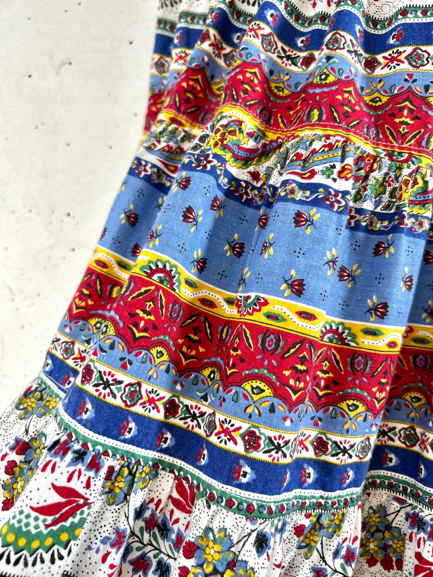 Vintage Tiered Skirt 〜ORVIS〜 MADE IN USA [G30688]