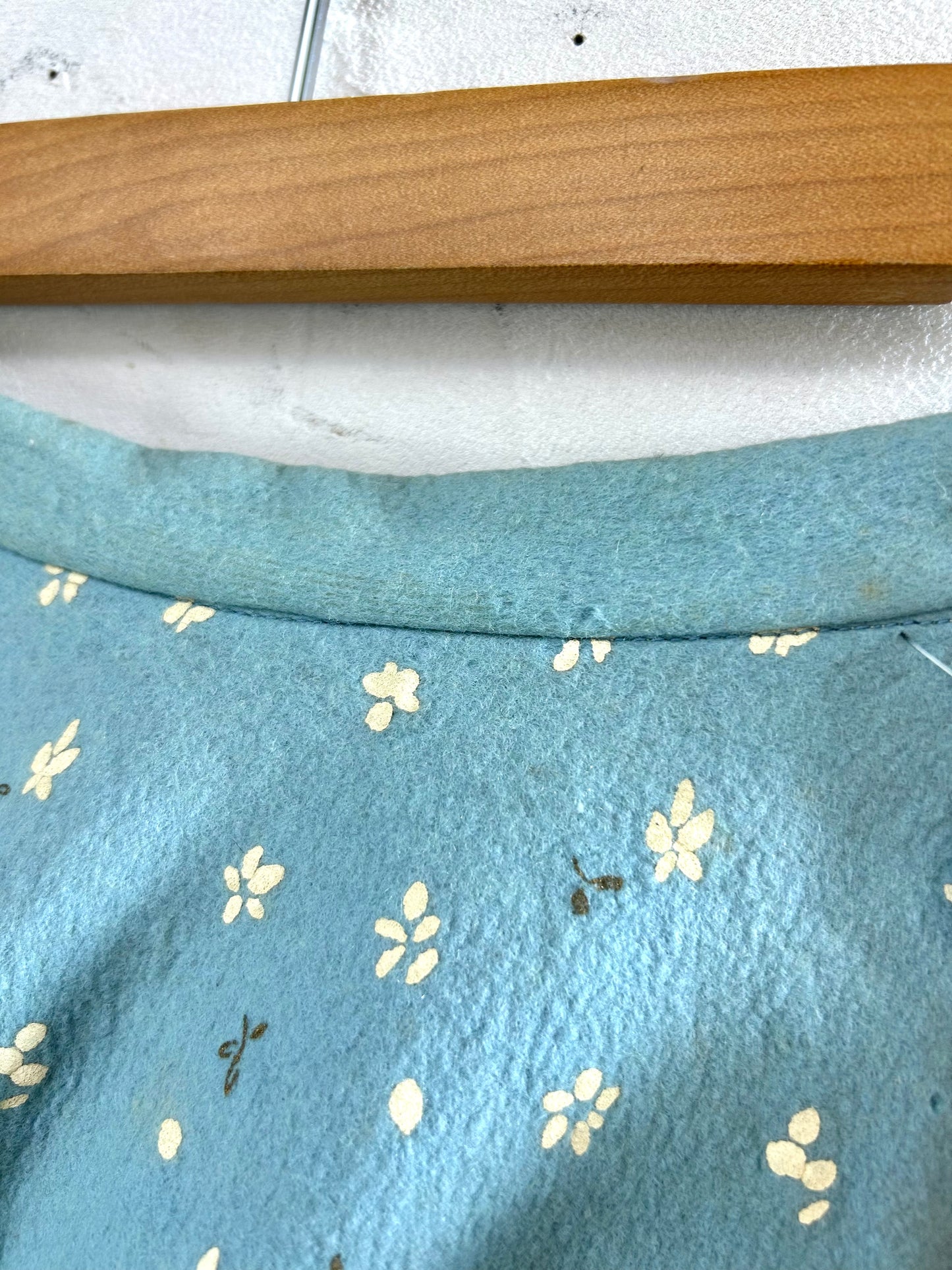 ’50s Vintage End Pattern Skirt [A29386]