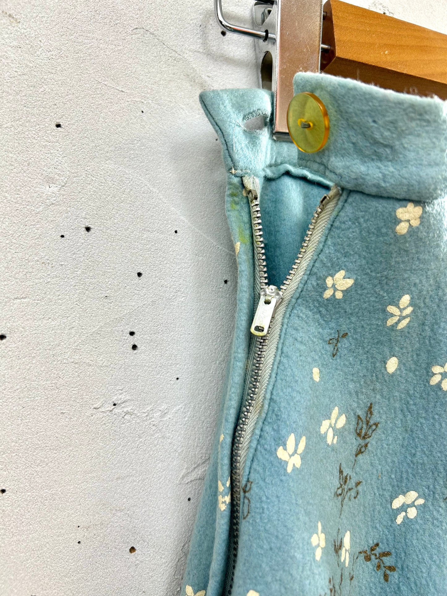 ’50s Vintage End Pattern Skirt [A29386]