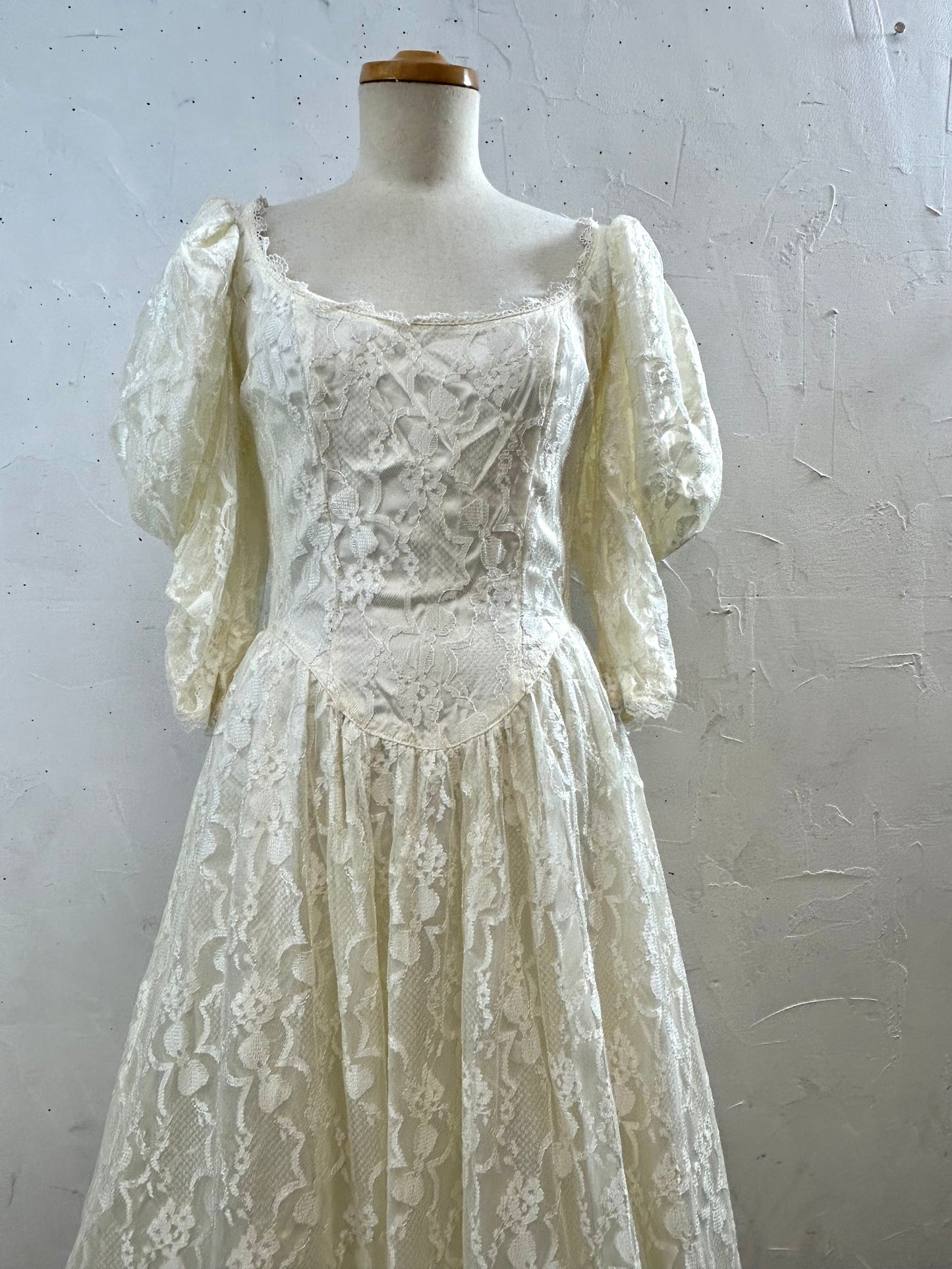 ’80s Vintage Dress 〜GUNNE SAX〜 [J28728]