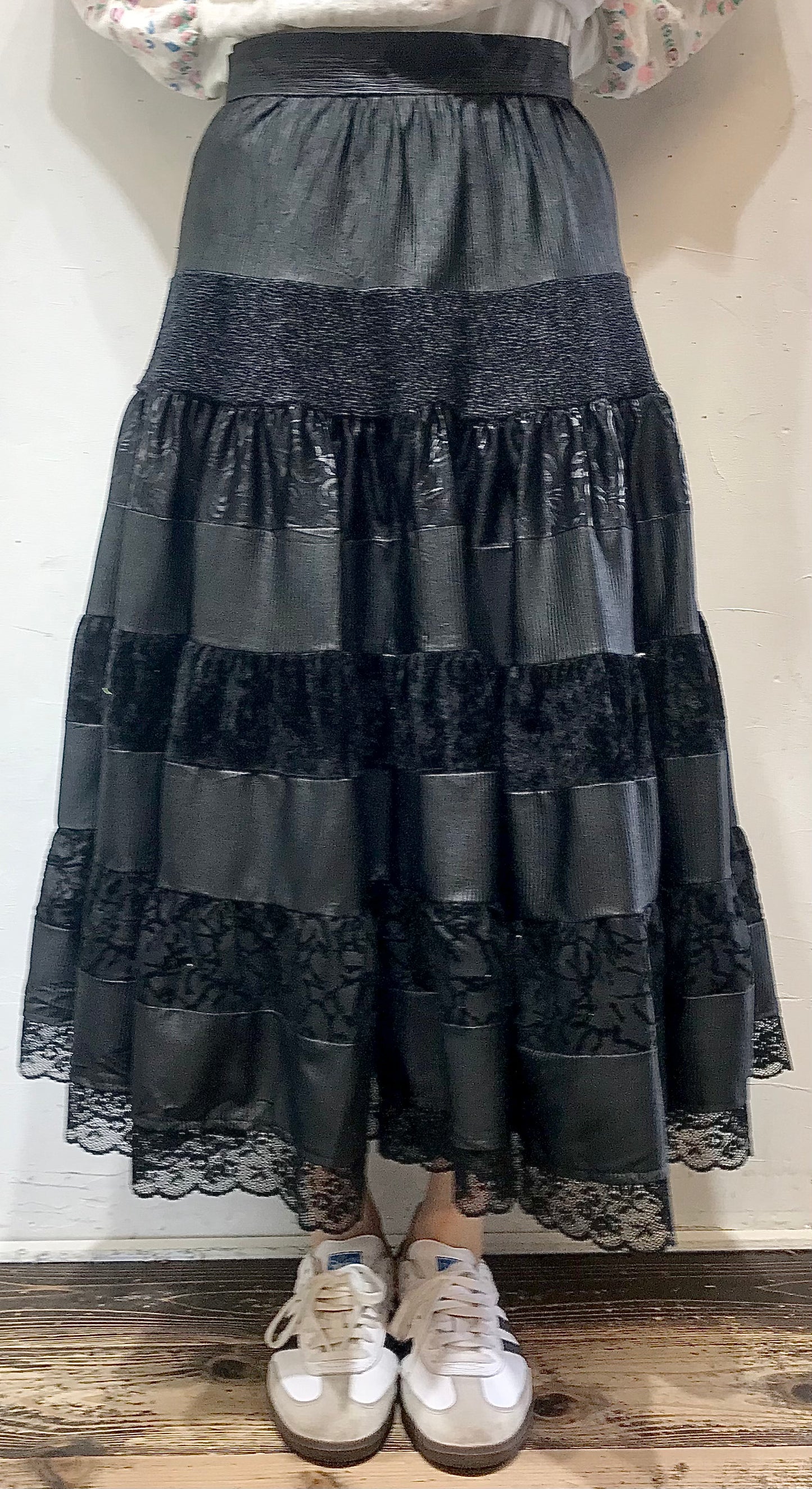 Vintage Tiered Skirt[A26094]